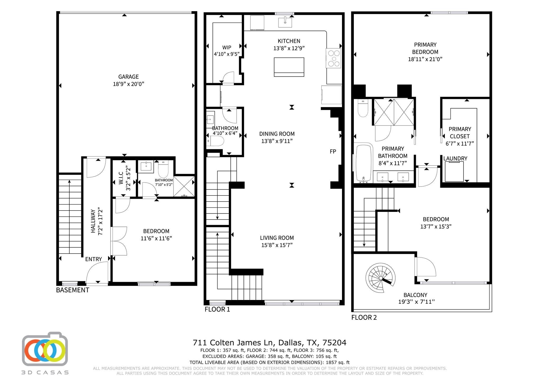 Dallas, Texas, 75204, United States, 3 Bedrooms Bedrooms, ,3 BathroomsBathrooms,Residential,For Sale,1977782
