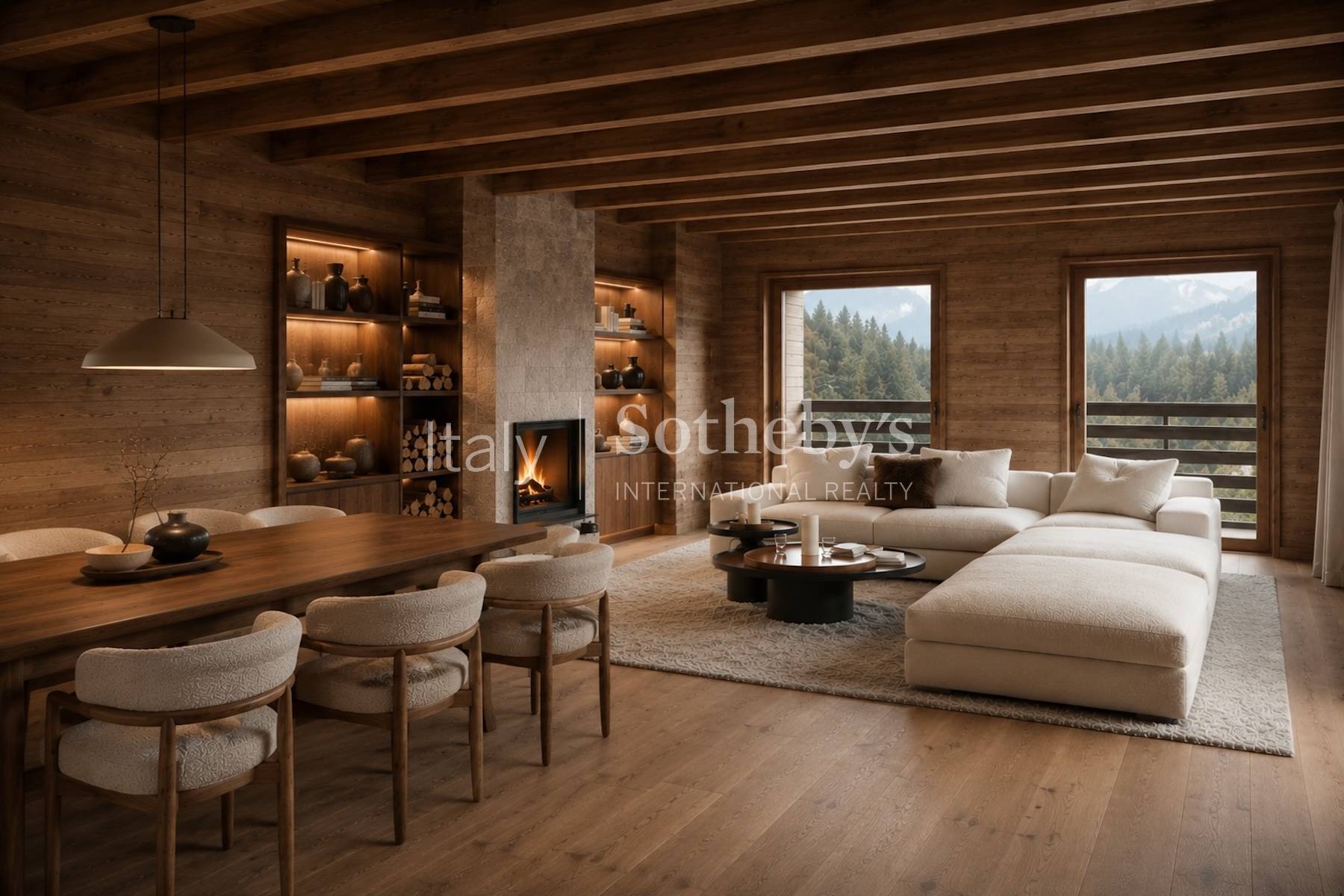  Contemporary chalet in the Dolomites of Selva di Cadore - 物件實景