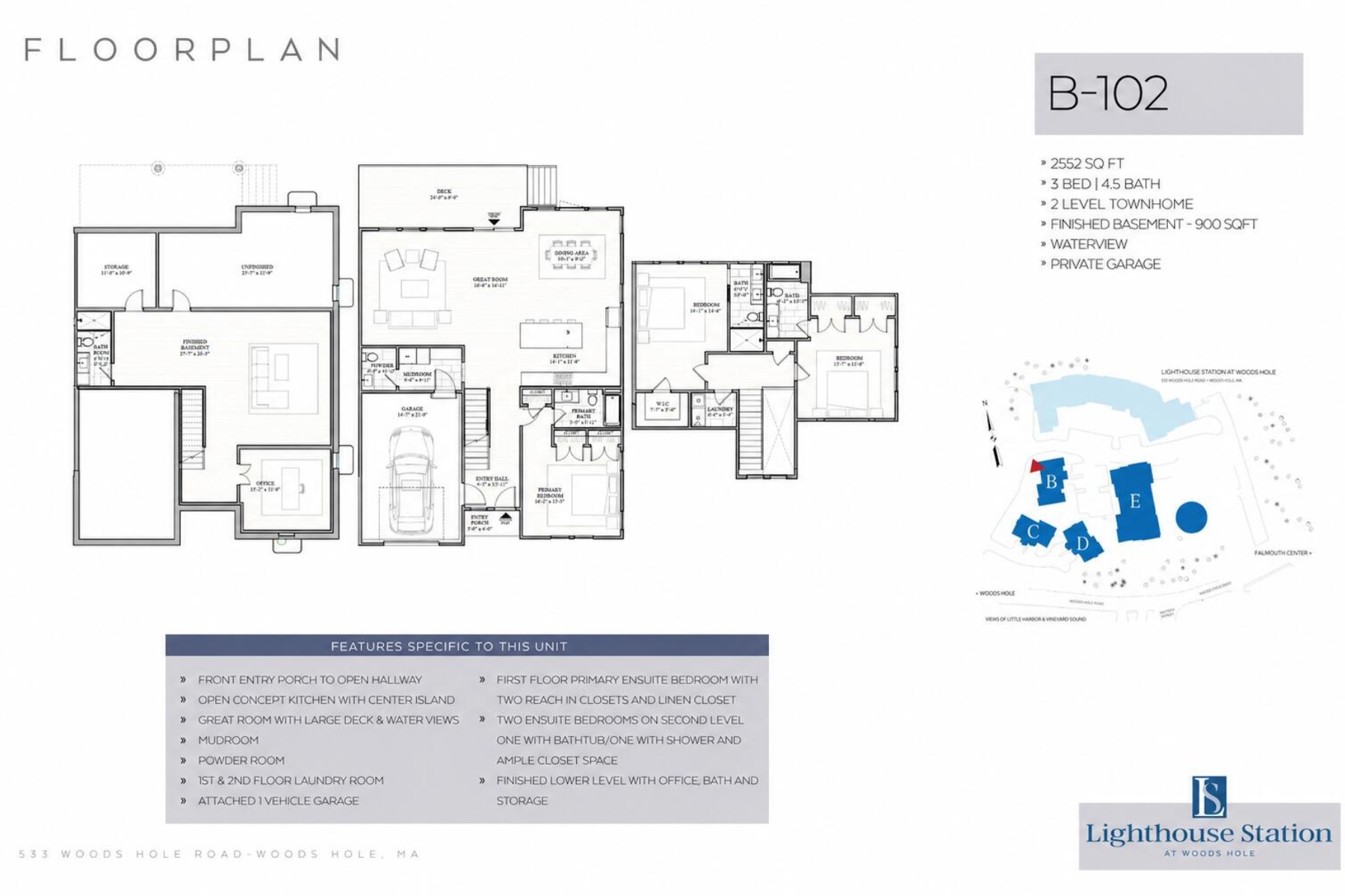  533 Woods Hole Road UNIT B102 - 物件實景