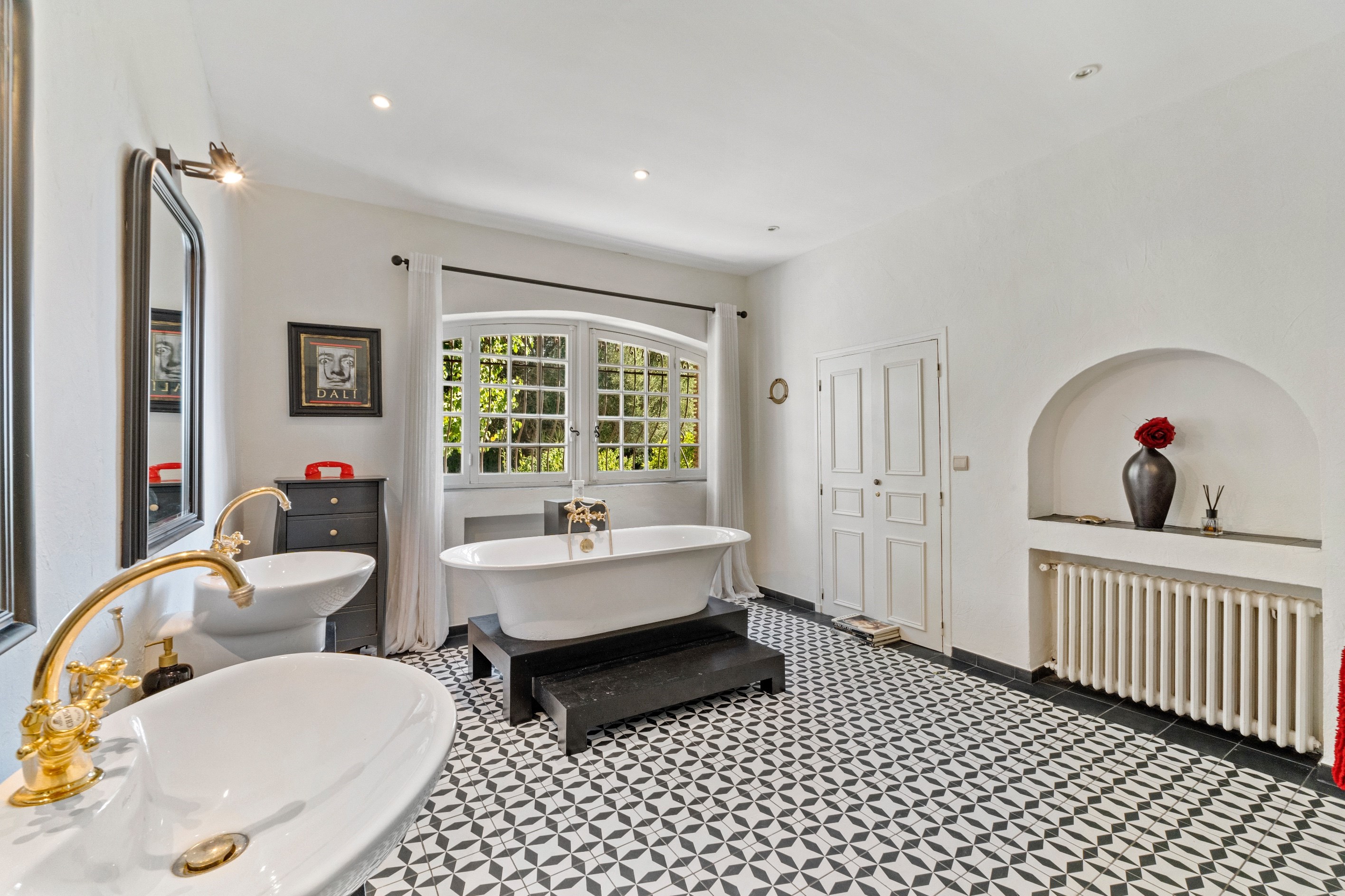  Exceptional stone bastide in Biot with pool and sea views - 物件實景