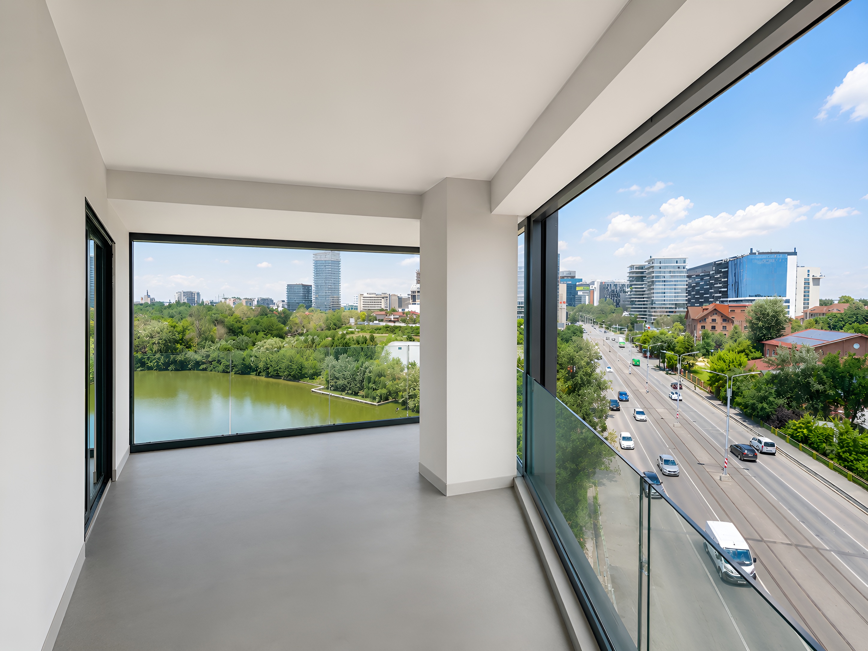  Lakefront Duplex Penthouse with a Panoramic Terrace on Lake Floreasca - 物件實景
