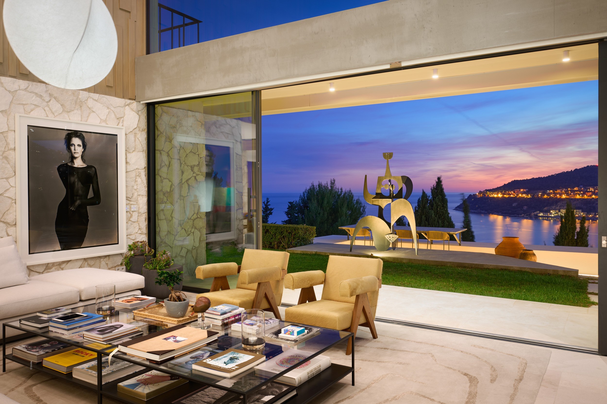  Villefranche-sur-Mer contemporary estate with panoramic sea views over the bay - 物件實景