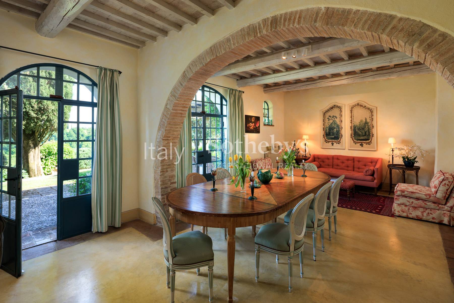  Large country-chic 7 bedroom villa with pool near Cetona - 物件實景