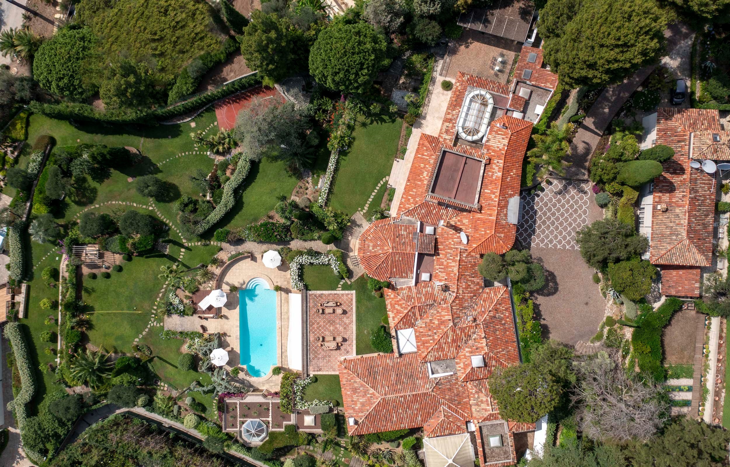  Exceptional private estate with panoramic sea views in Cannes Californie - 物件實景