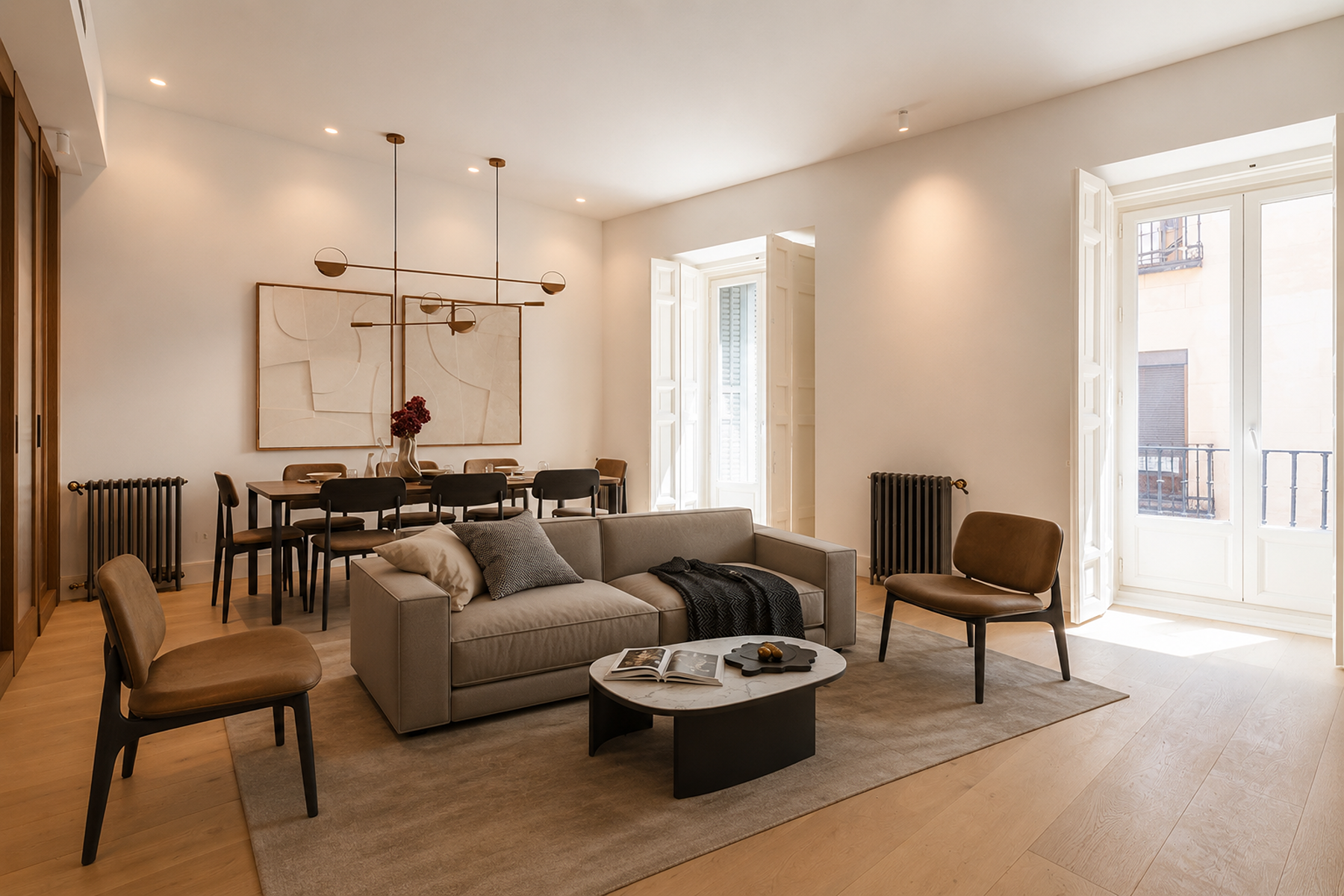  Renovated Flat 2 bedrooms and 3 bathrooms in Central Madrid - 物件實景
