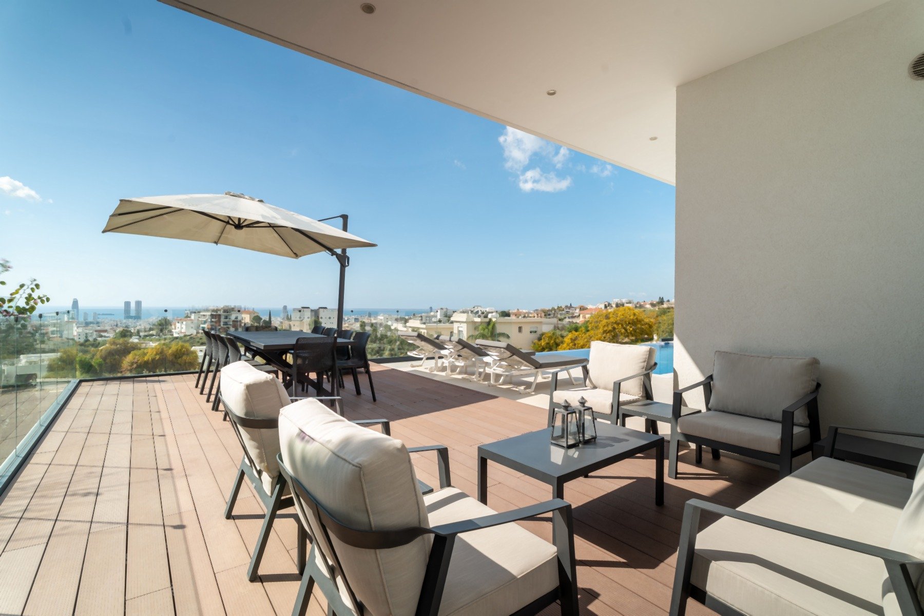  Five Bedroom Modern Sea View Villa with Private Pool in Limassol - 物件實景