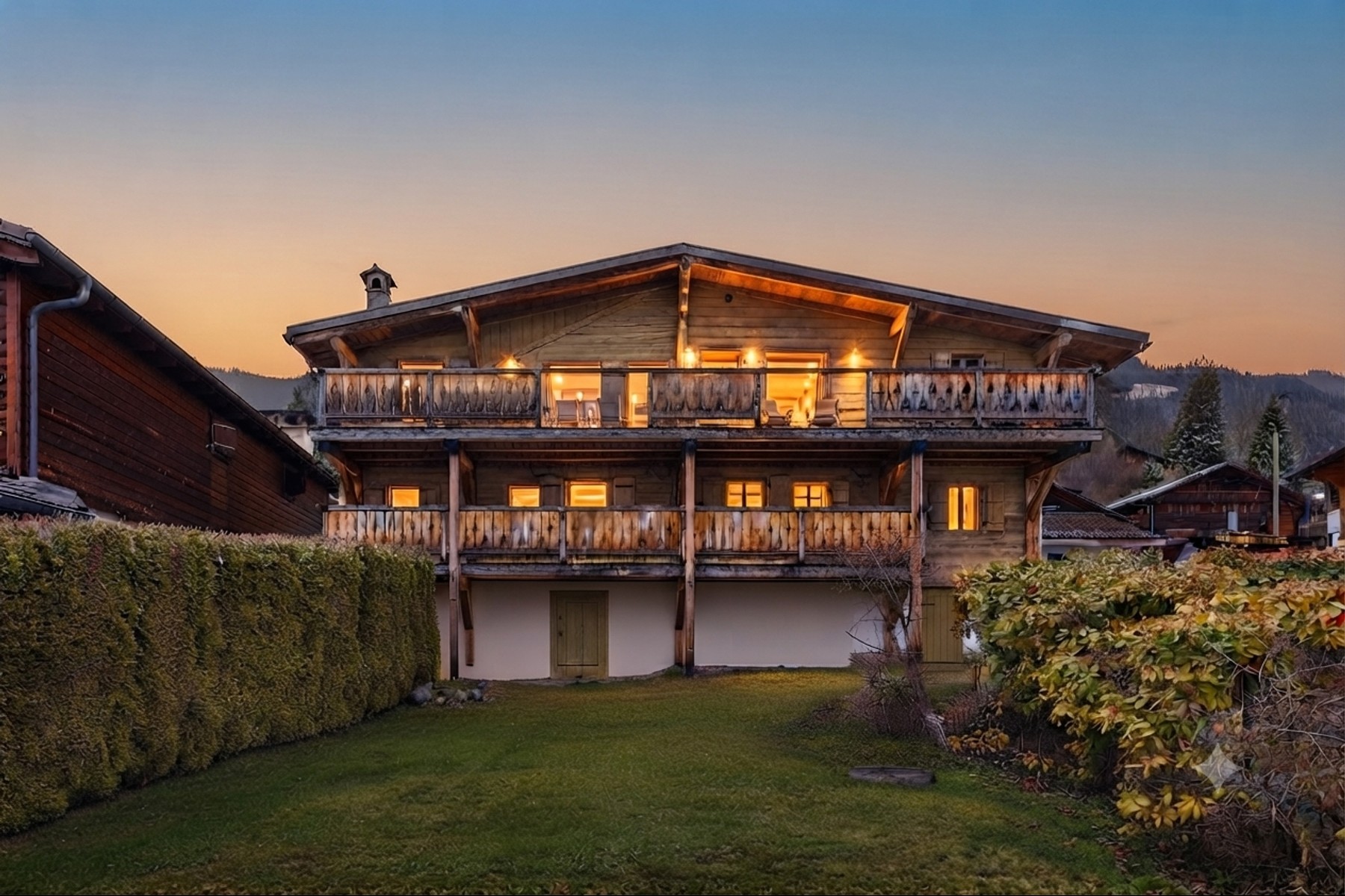  Ma Retraite - Renovated chalet with garden in the center of Chesières - 物件實景