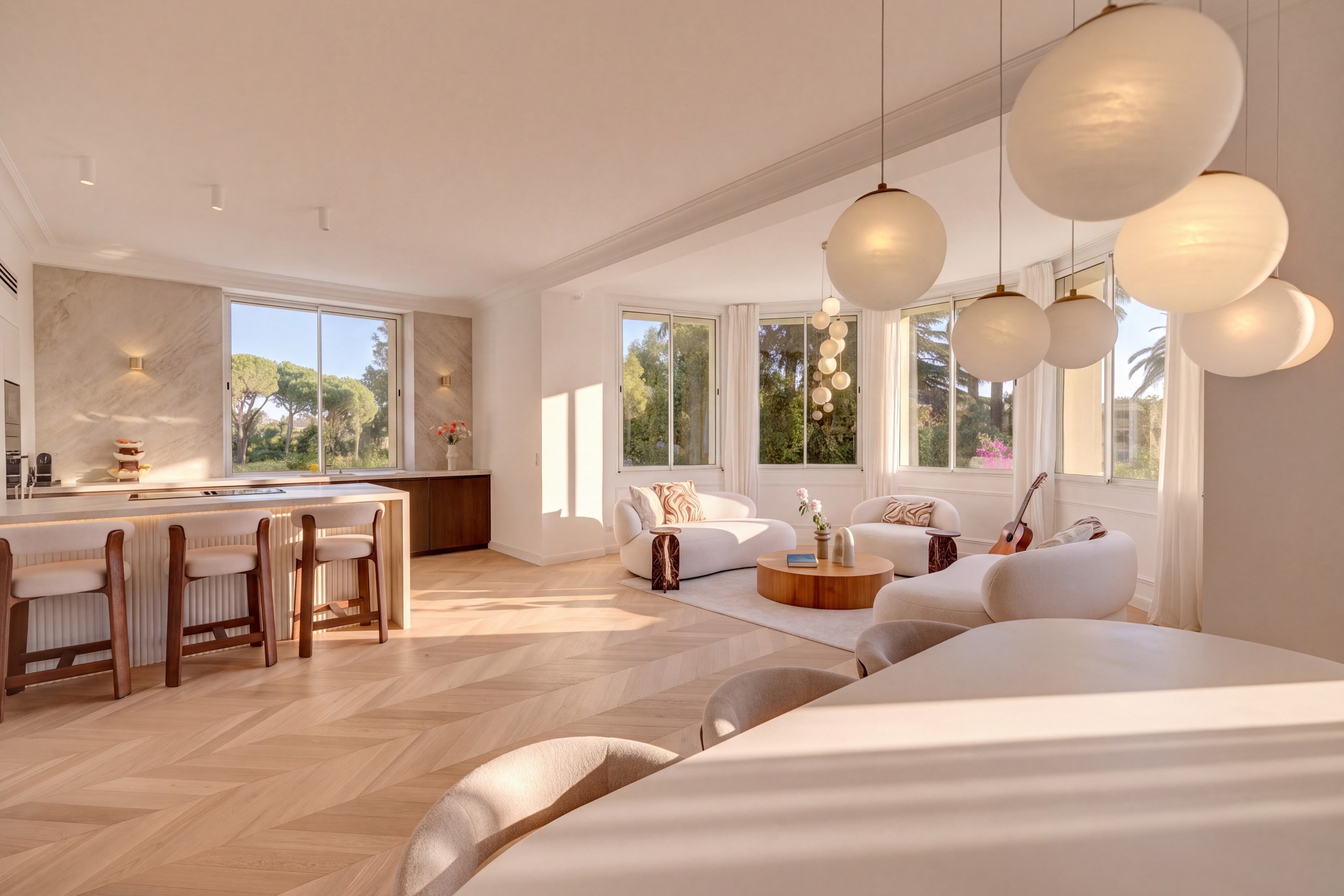  Cannes Basse Californie, renovated three bedroom apartment with balcony and par… - 物件實景