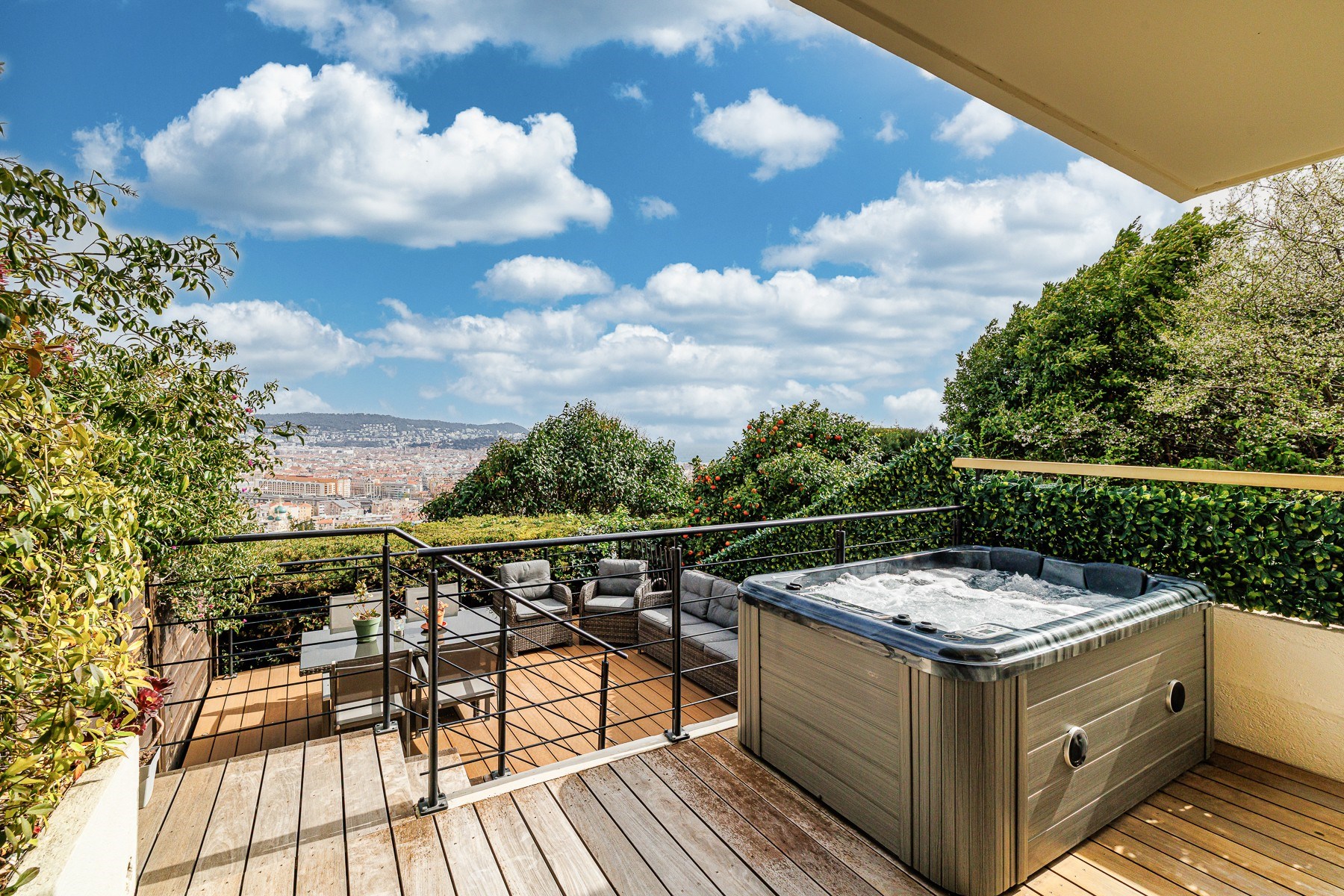  Nice Parc Impérial, duplex apartment with sea view terraces and jacuzzi - 物件實景