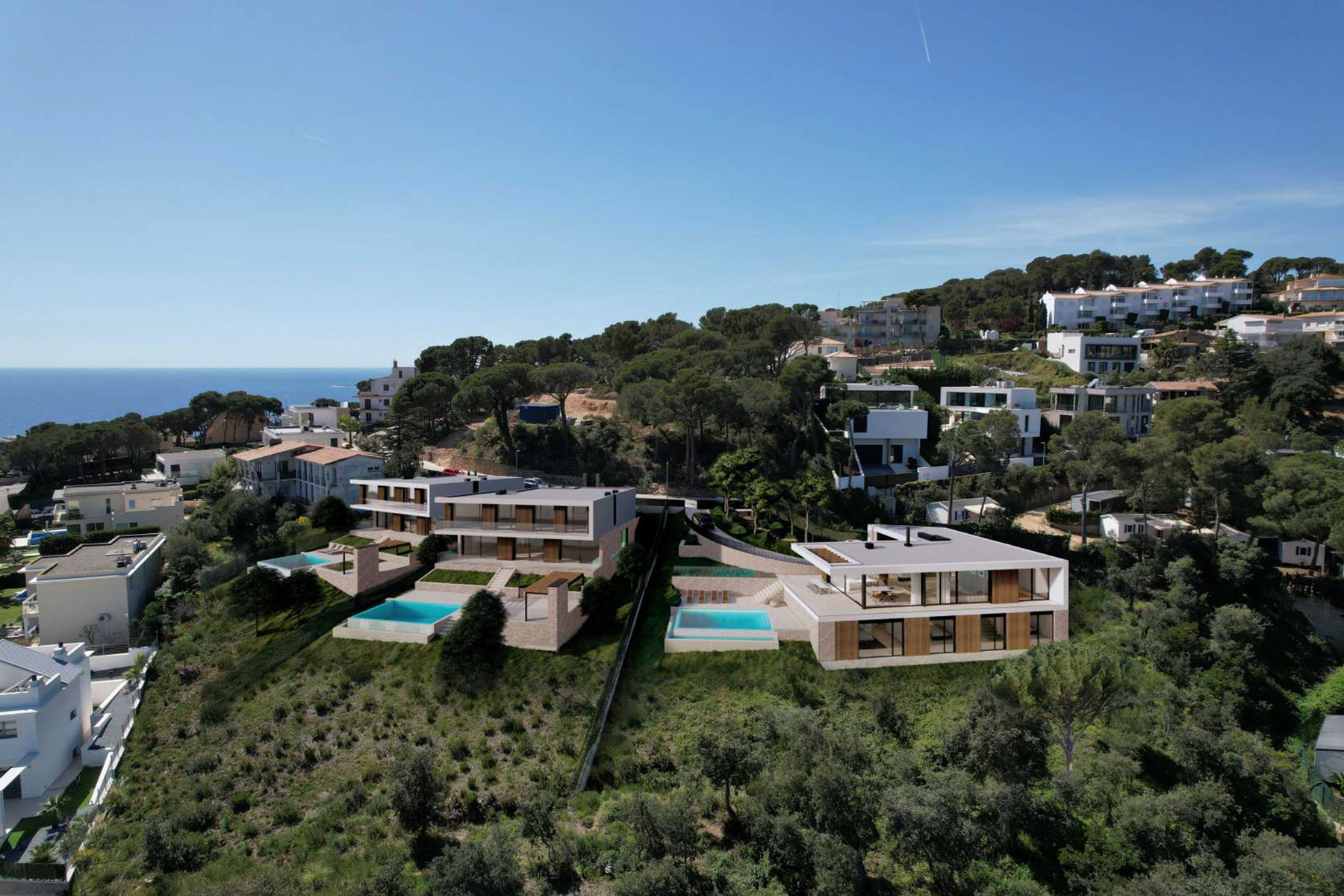 Exclusive modern style house with sea views in San Antoni de Calonge.