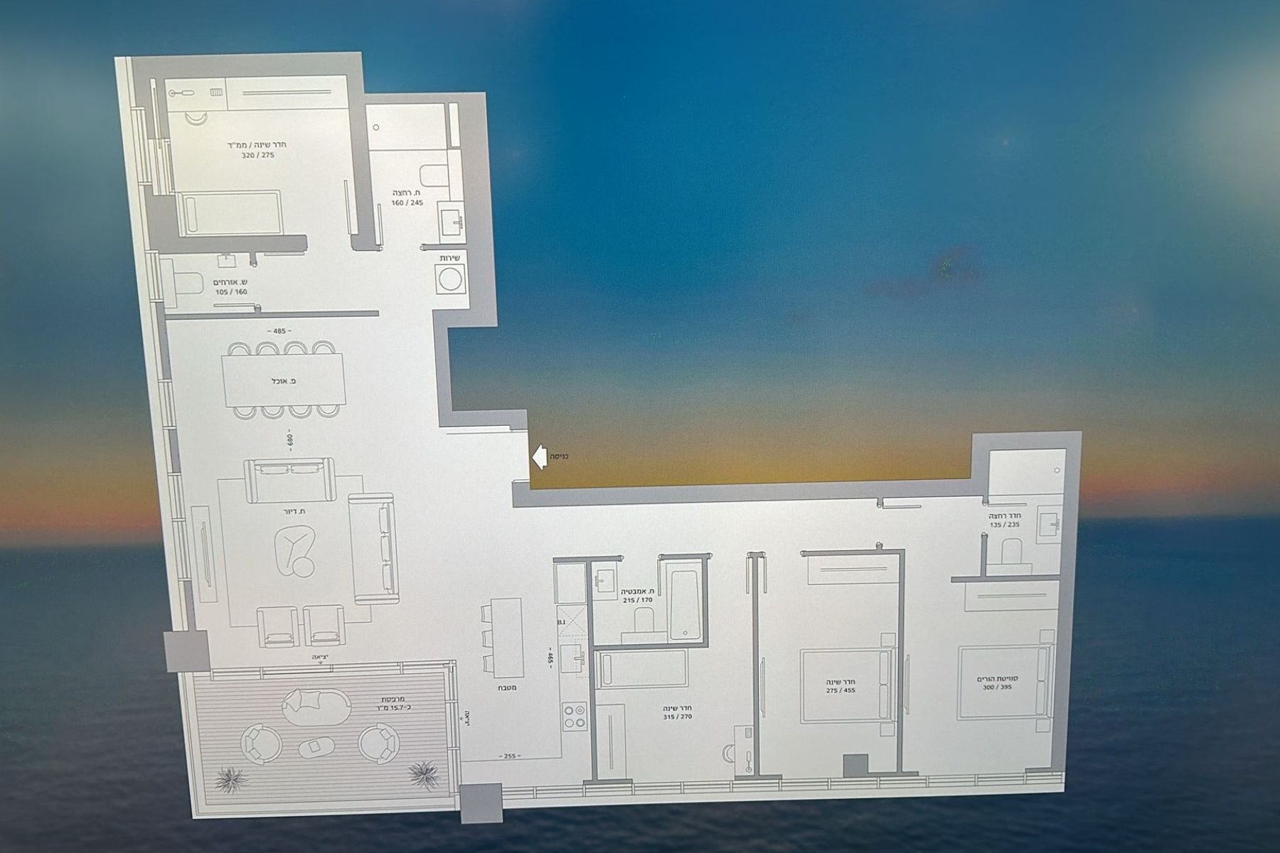  Mini Penthouse with Panoramic Sea Views in Tel Aviv’s New Coastal District - 物件實景