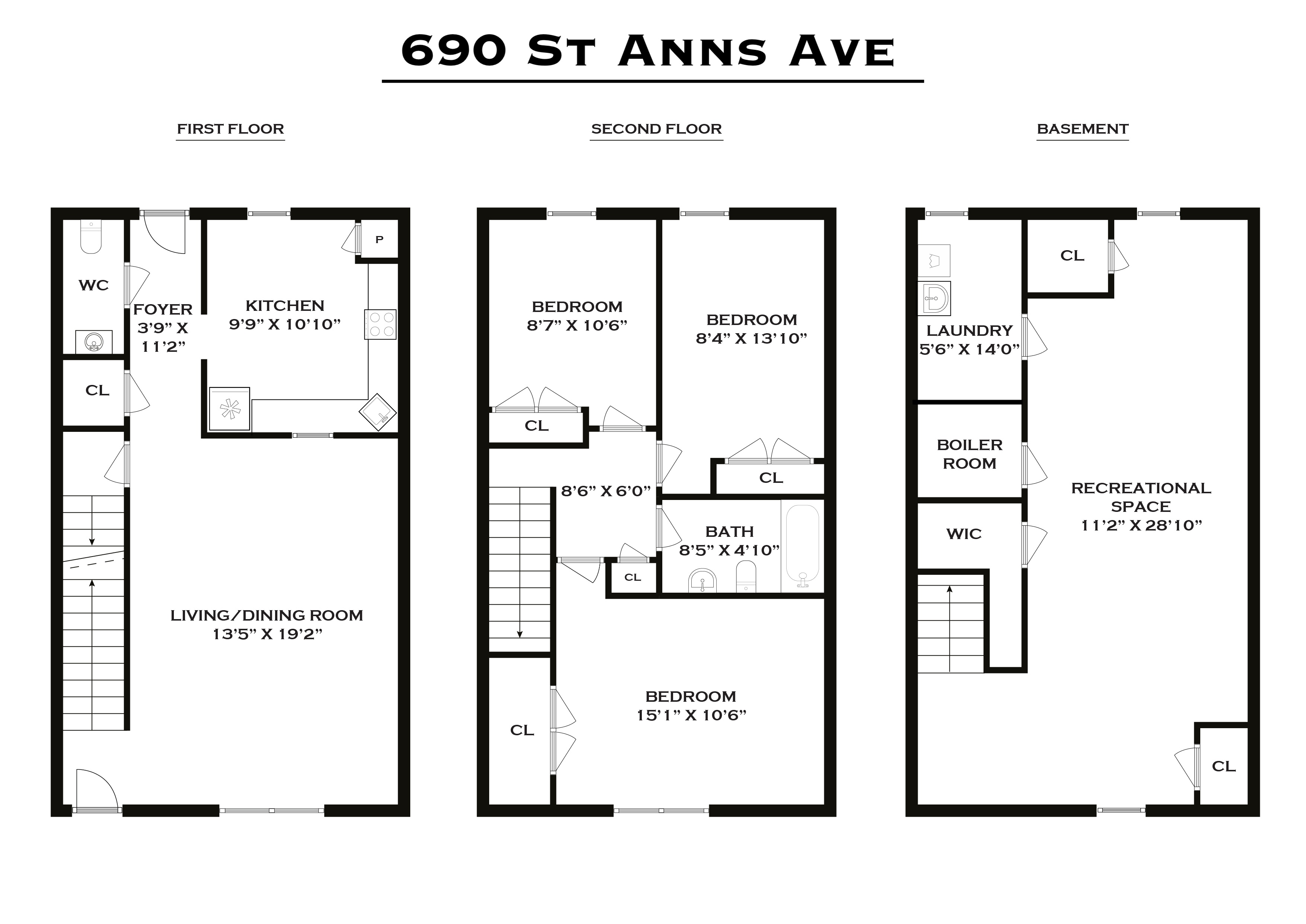 Bronx, New York, 10455, United States, 3 Bedrooms Bedrooms, ,2 BathroomsBathrooms,Residential,For Sale,1931439