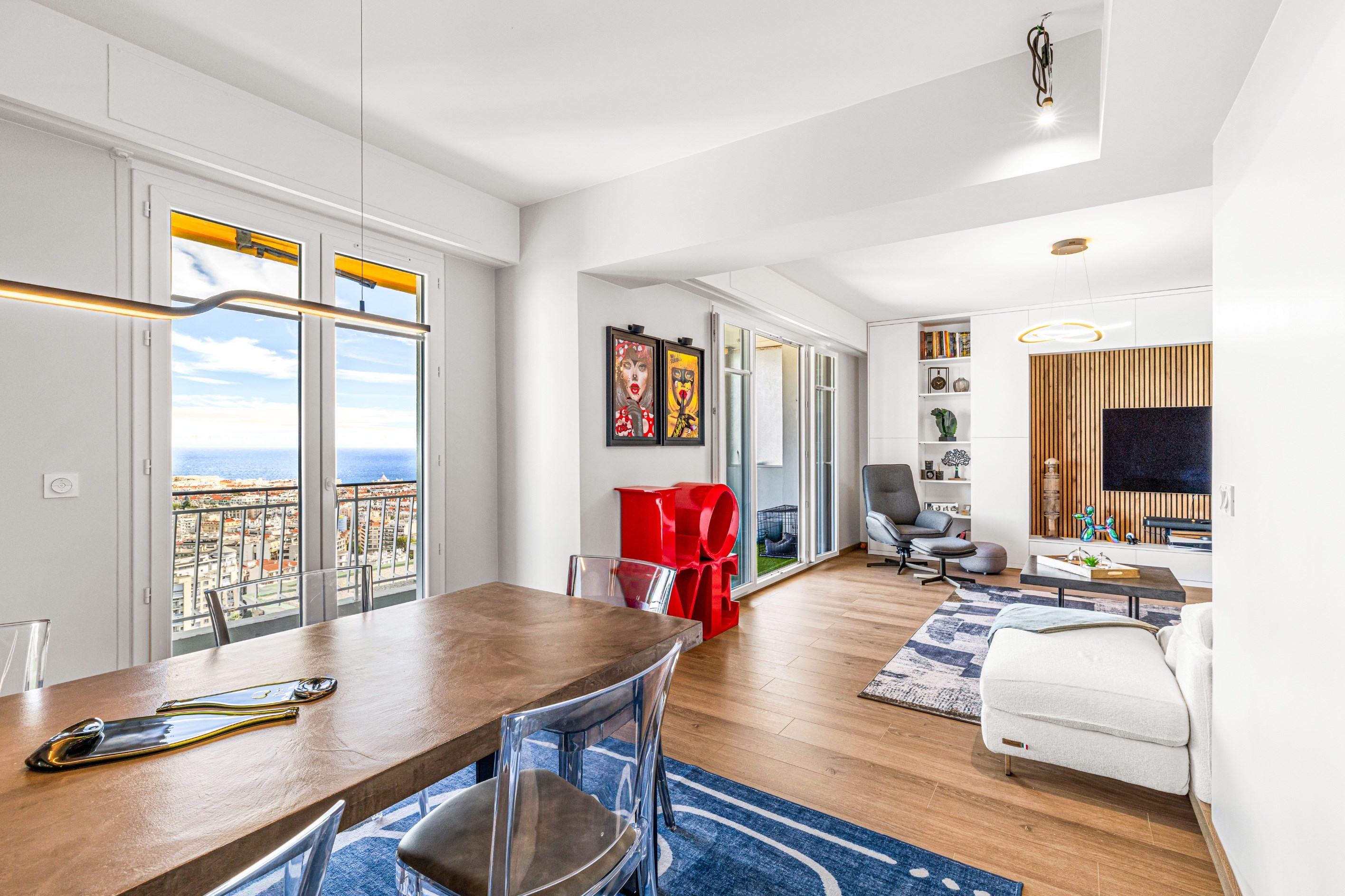  Contemporary apartment with panoramic Mediterranean views in Nice Parc Impérial - 物件實景