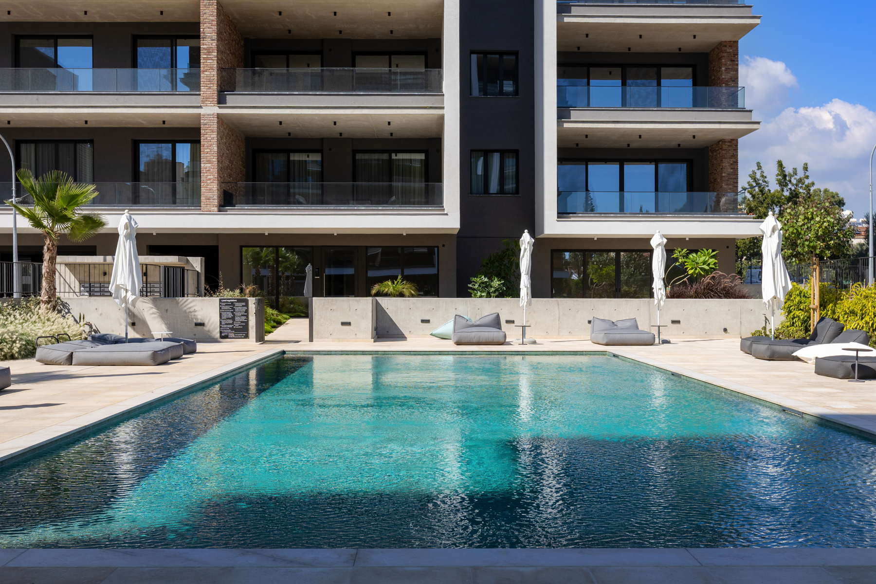  Sea View Penthouse with Rooftop Pool & Sauna, Germasogeia, Limassol - 物件實景