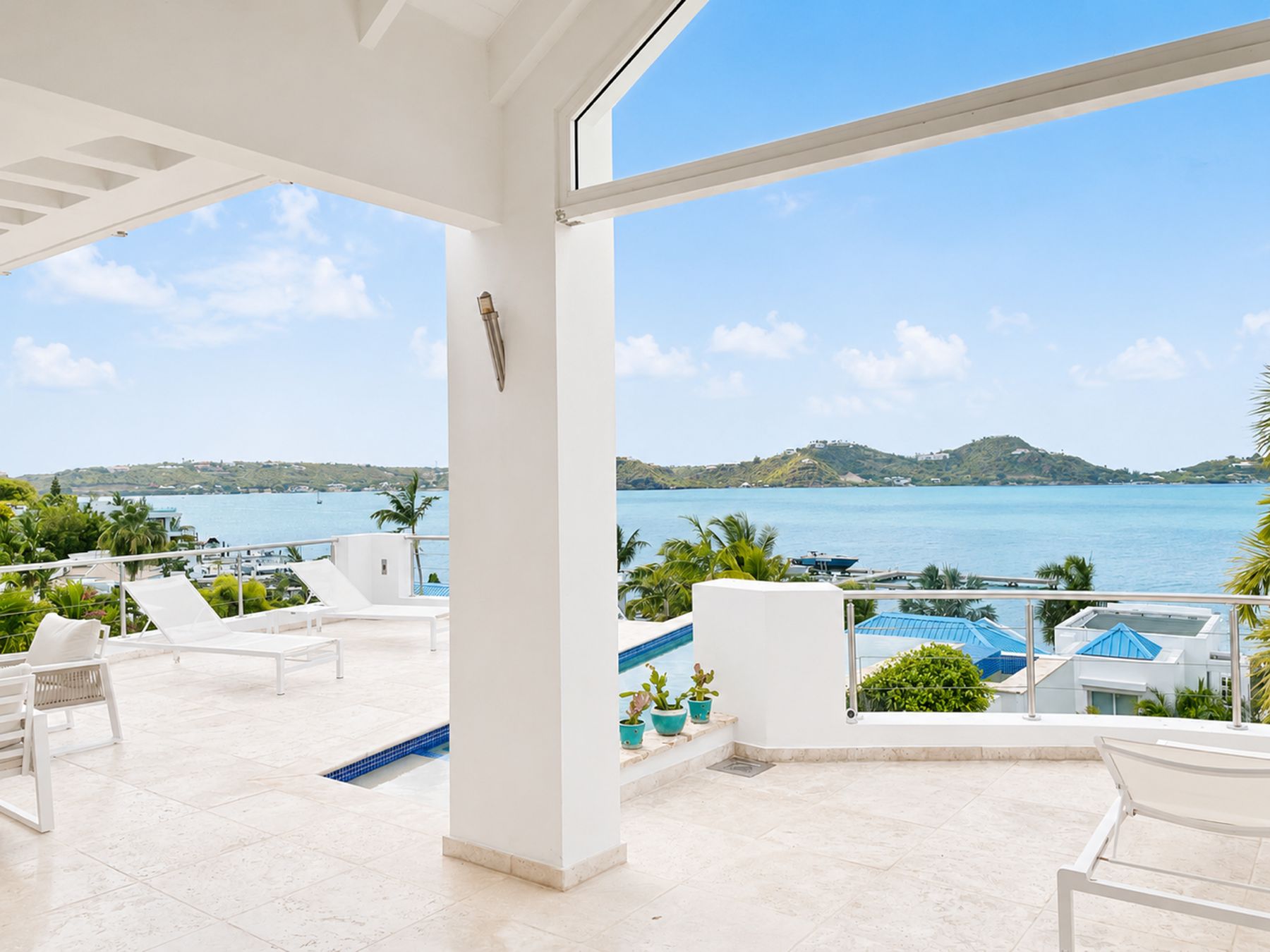  Elegant Villa with Lagoon and Caribbean Sea Views – Maho, Sint Maarten - 物件實景