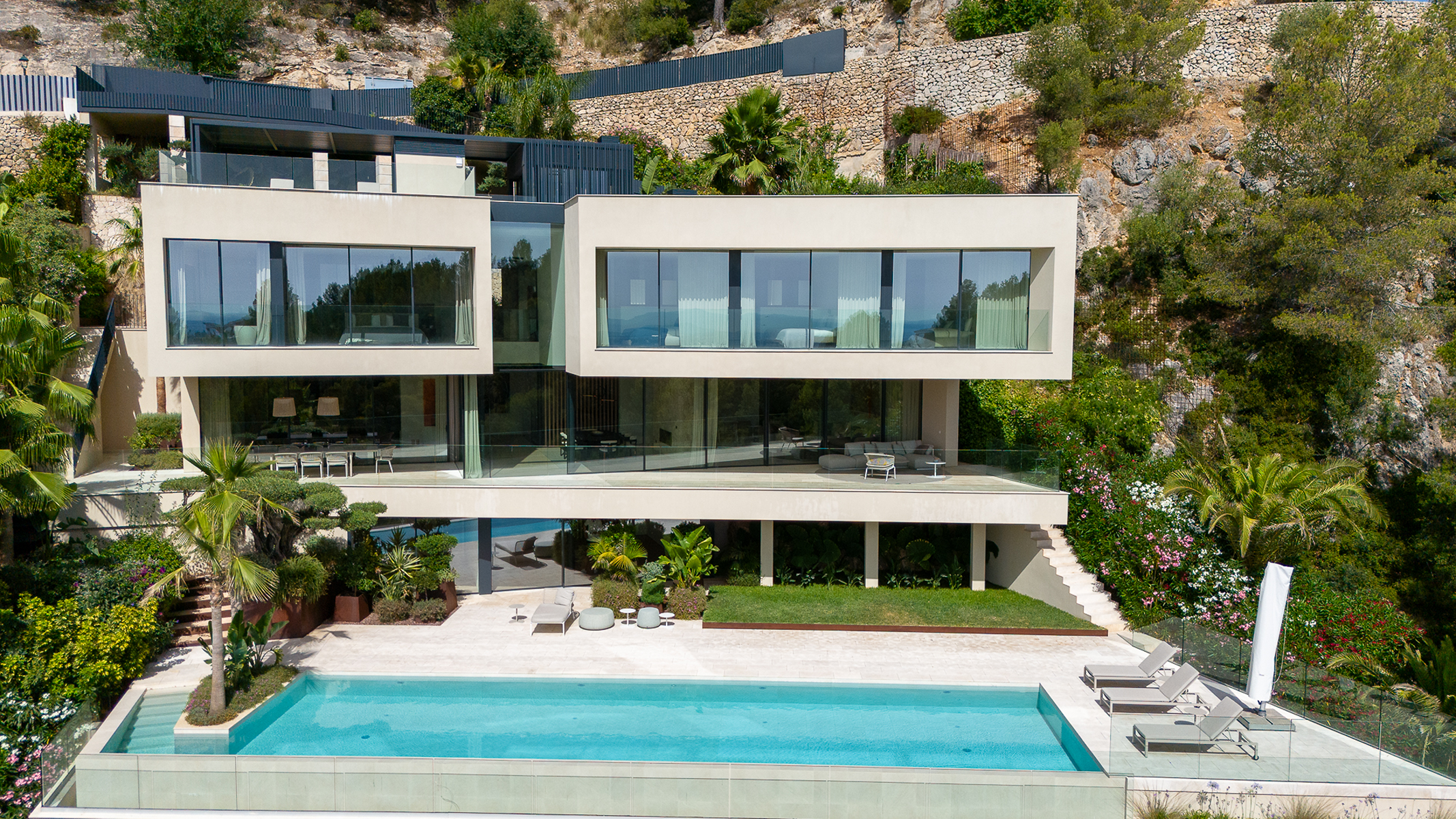  Villa with pool and panoramic views in Son Vida - 物件實景