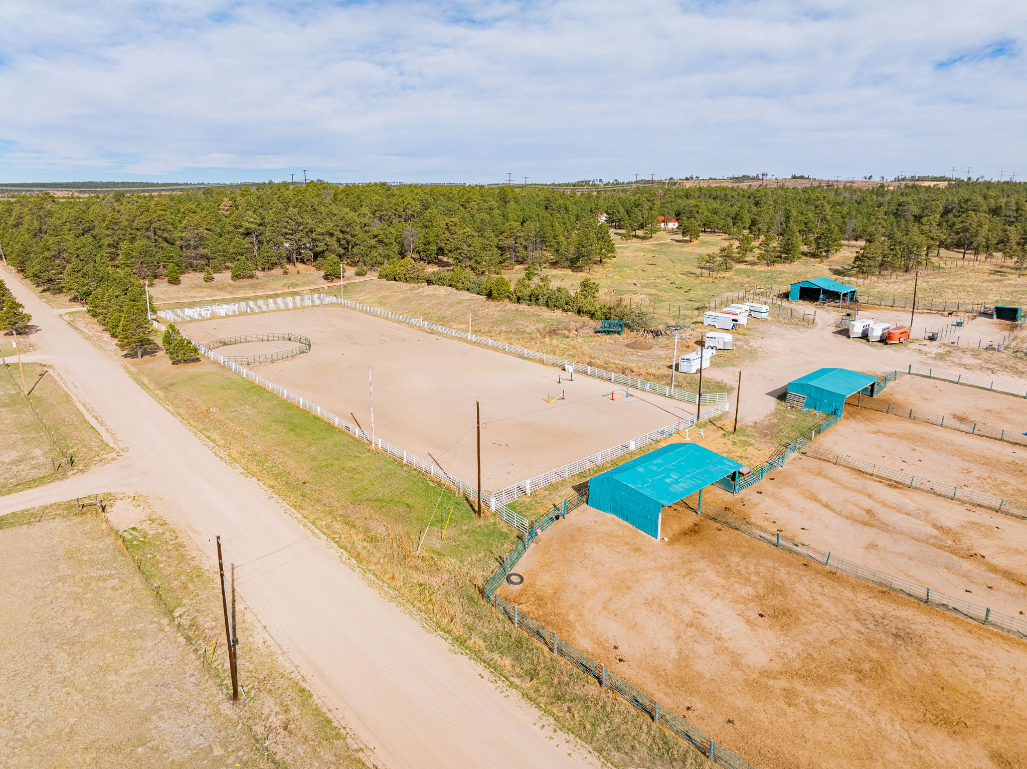  Historic Pine Run Ranch in Black Forest on rare 60 acres - 物件實景