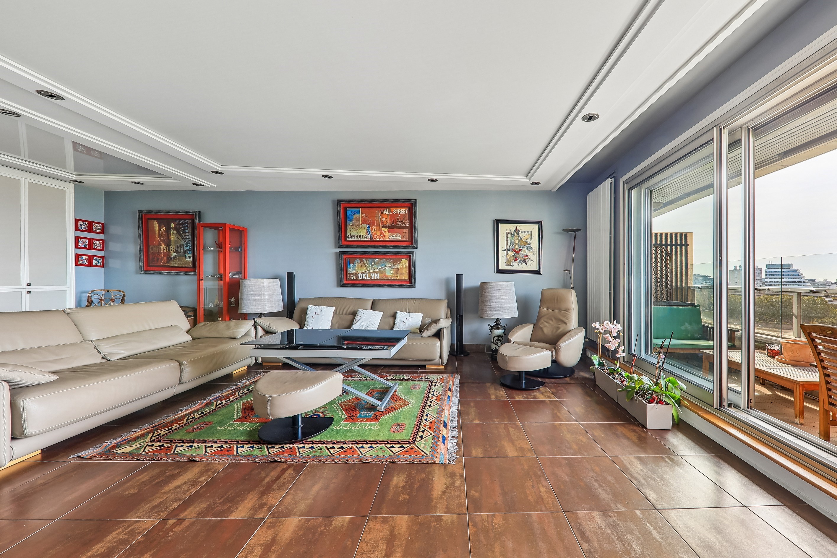  PARIS 16TH  SEINE RIVERFRONT  TERRACE APARTMENT WITH PANORAMIC SEINE VIEWS - 物件實景