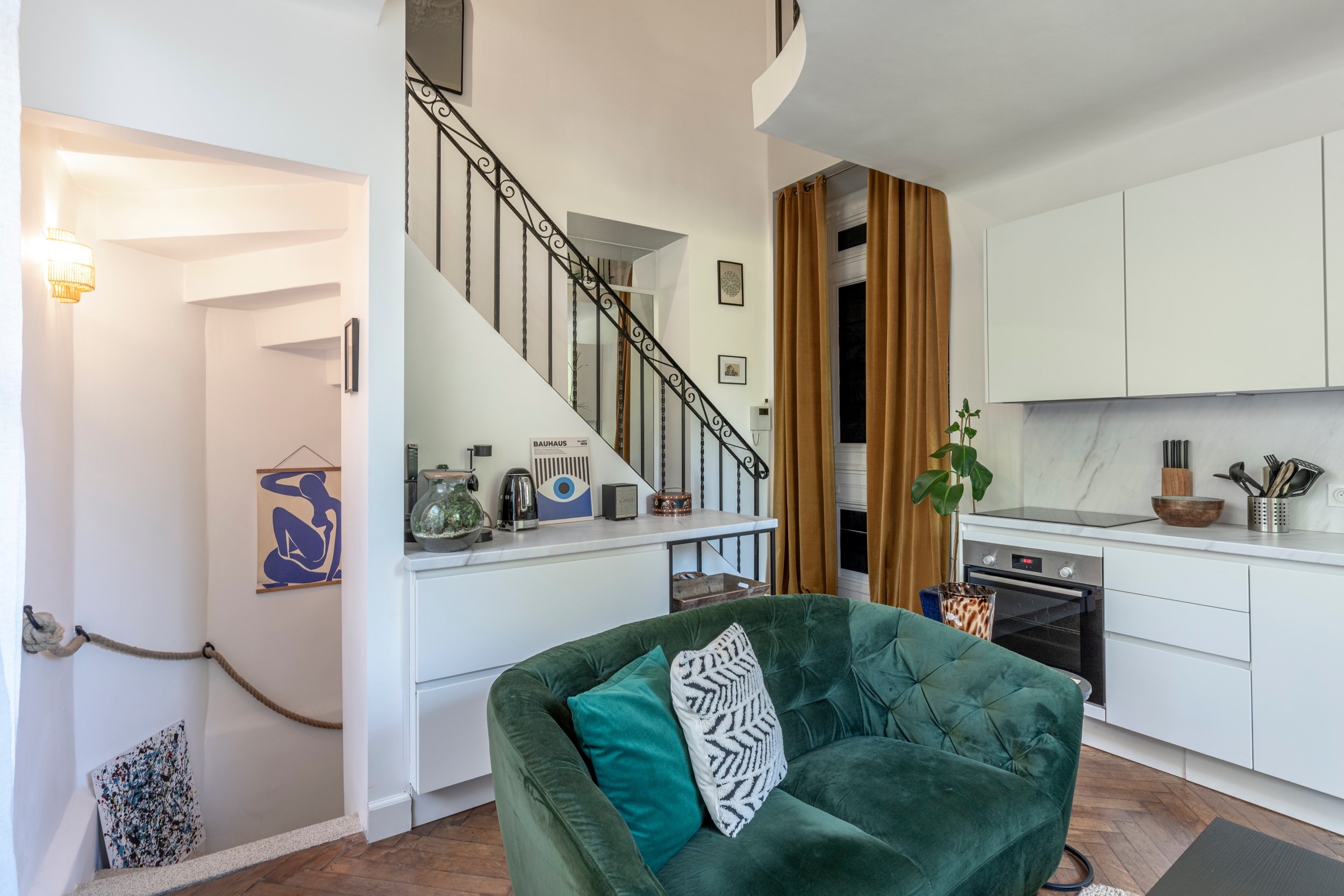  Nice Cimiez : 58 sq.m triplex apartment with terrace in a Belle Époque residence - 物件實景
