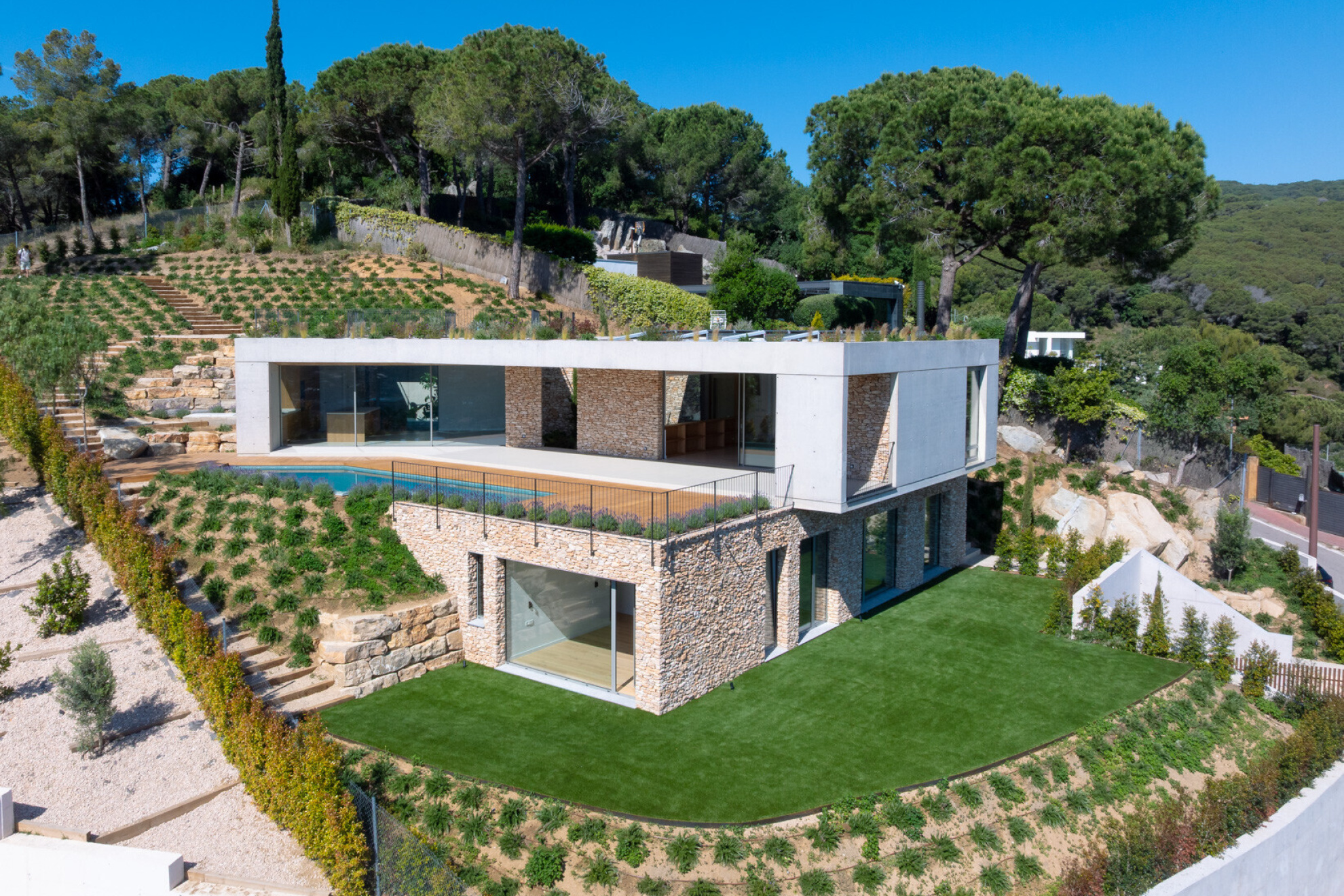  Spectacular new contemporary house with sea views in Cabrils - 物件實景