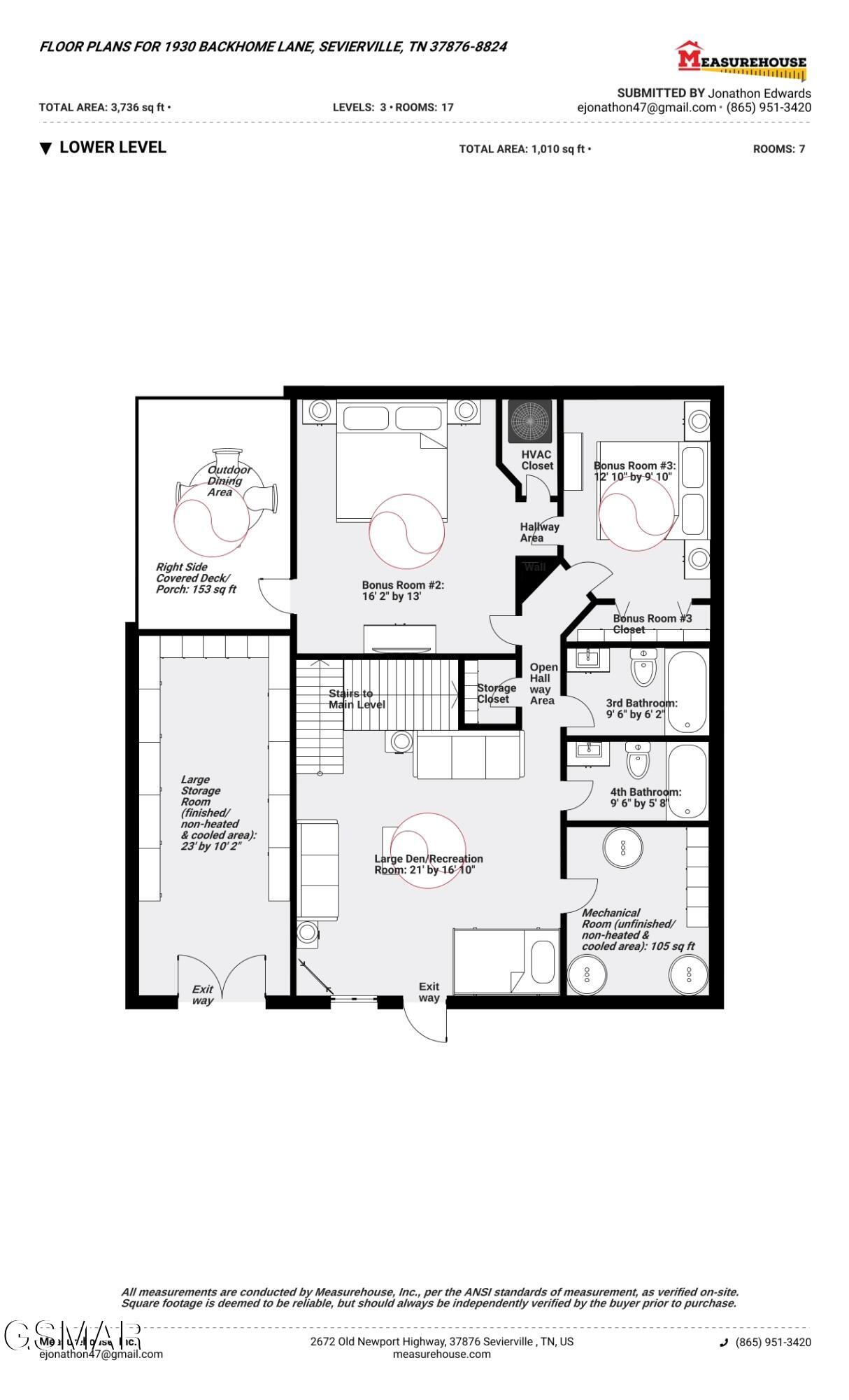 Sevierville, Tennessee, 37876, United States, 2 Bedrooms Bedrooms, ,4 BathroomsBathrooms,Residential,For Sale,2019046