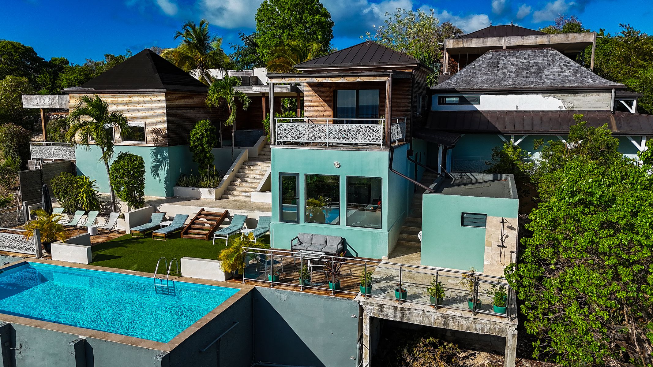  Terres Basses 9-Bedroom Estate with Panoramic Ocean Views - 物件實景