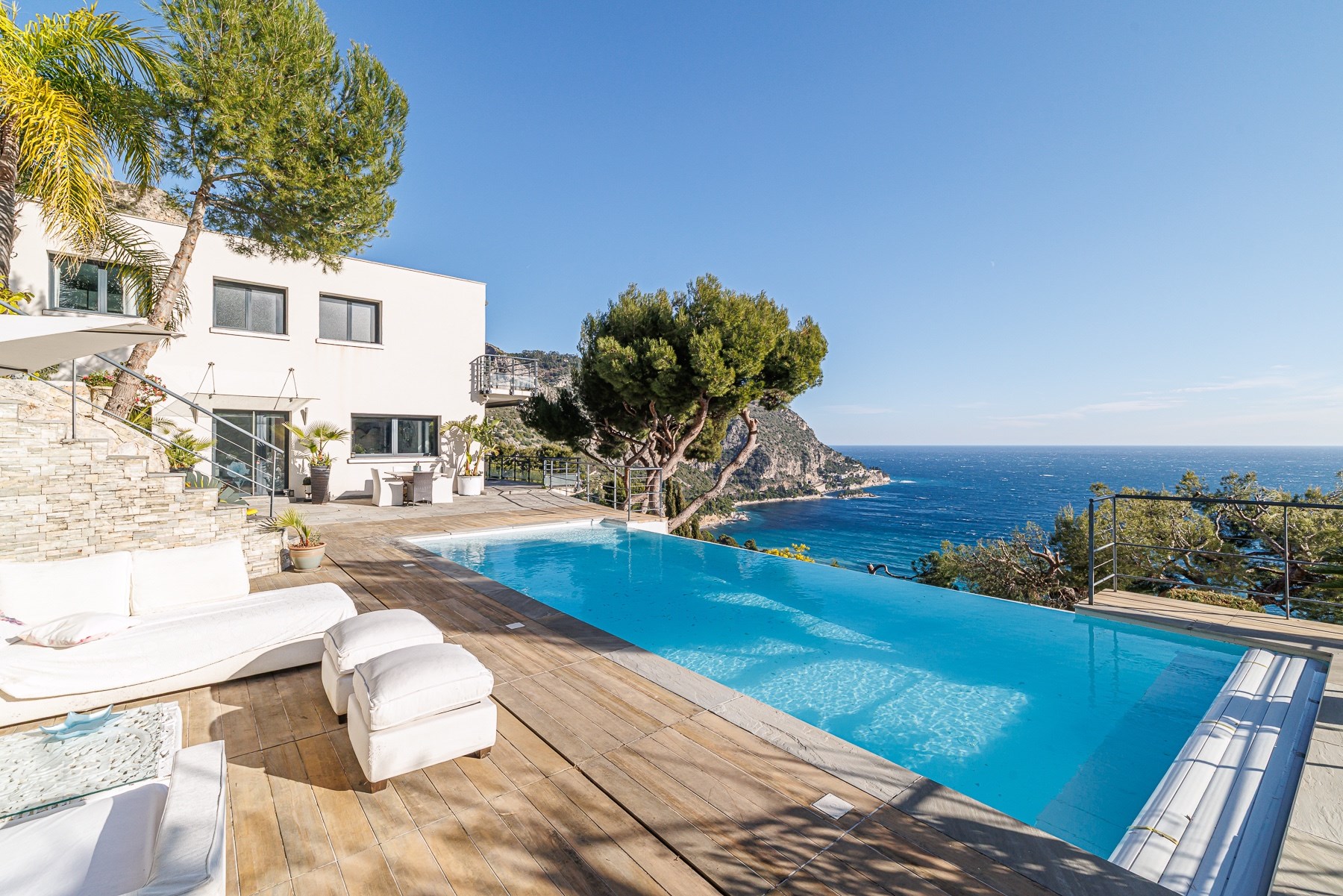  Contemporary villa with infinity pool and sea view in Èze seafront, French Rivi… - 物件實景