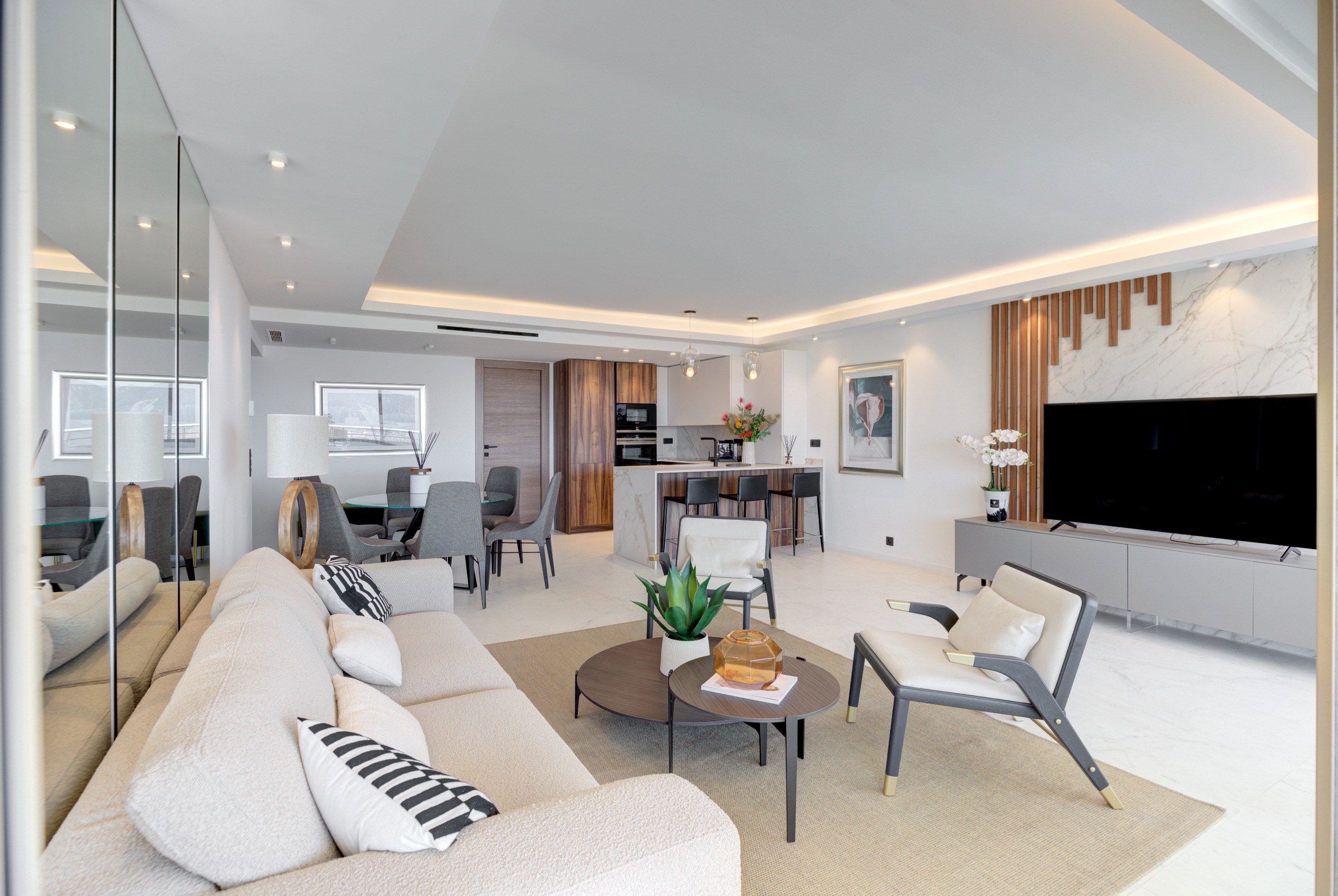  Luxury 3-bedroom apartment with sea view in Cannes Basse Californie - 物件實景