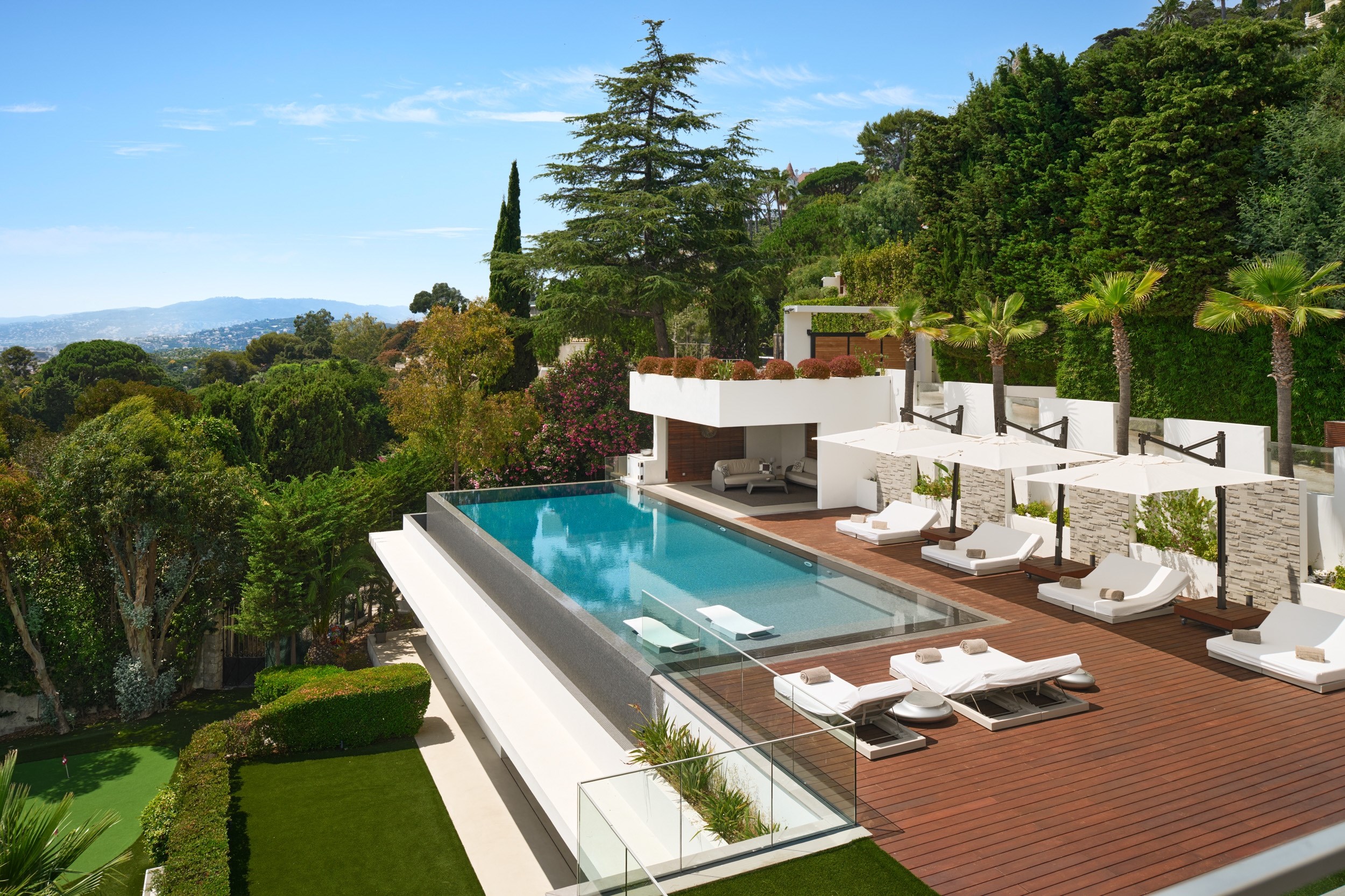  Contemporary luxury estate with panoramic sea views in Cannes Californie - 物件實景