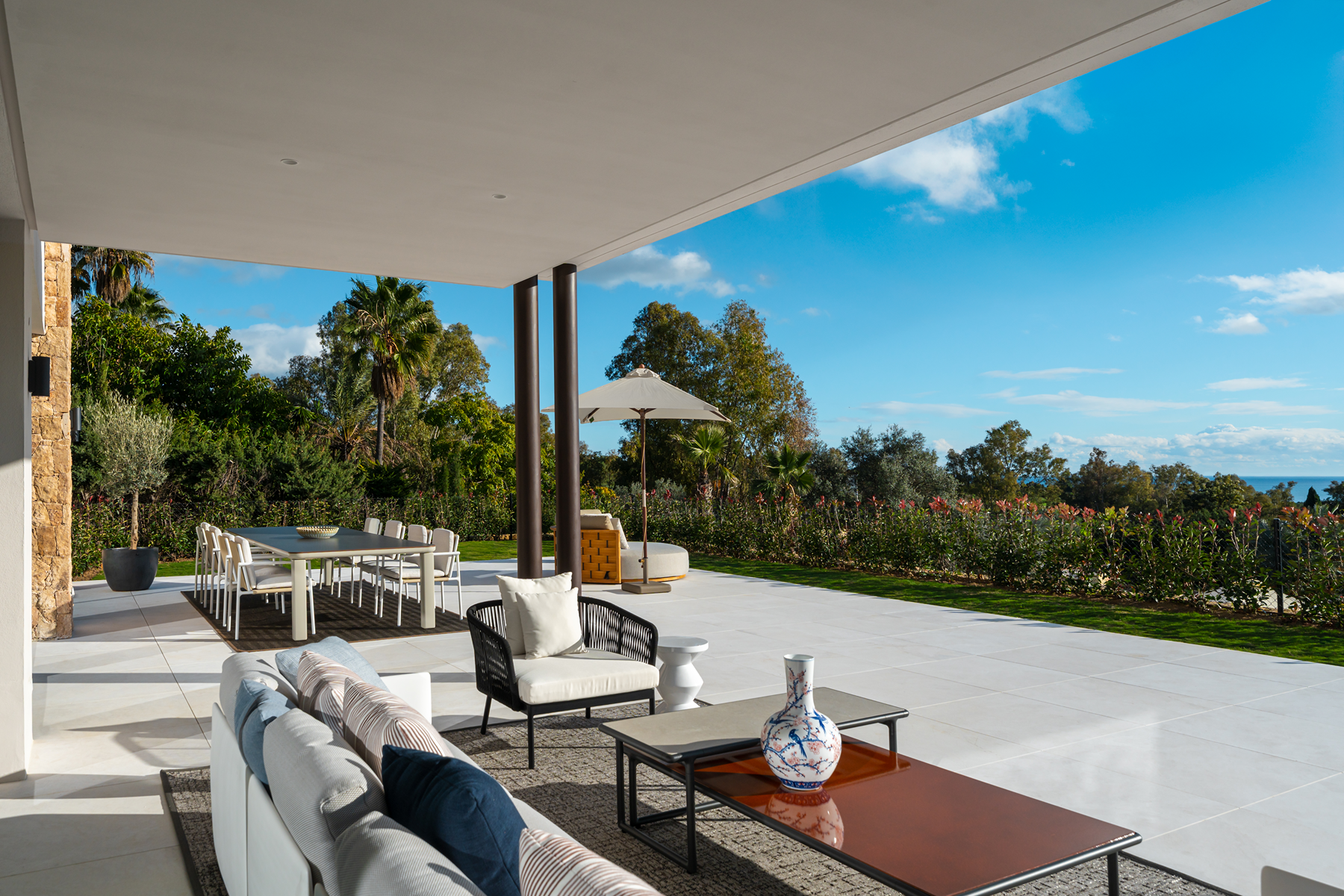  Contemporary designer villa with sea views in Marbella
