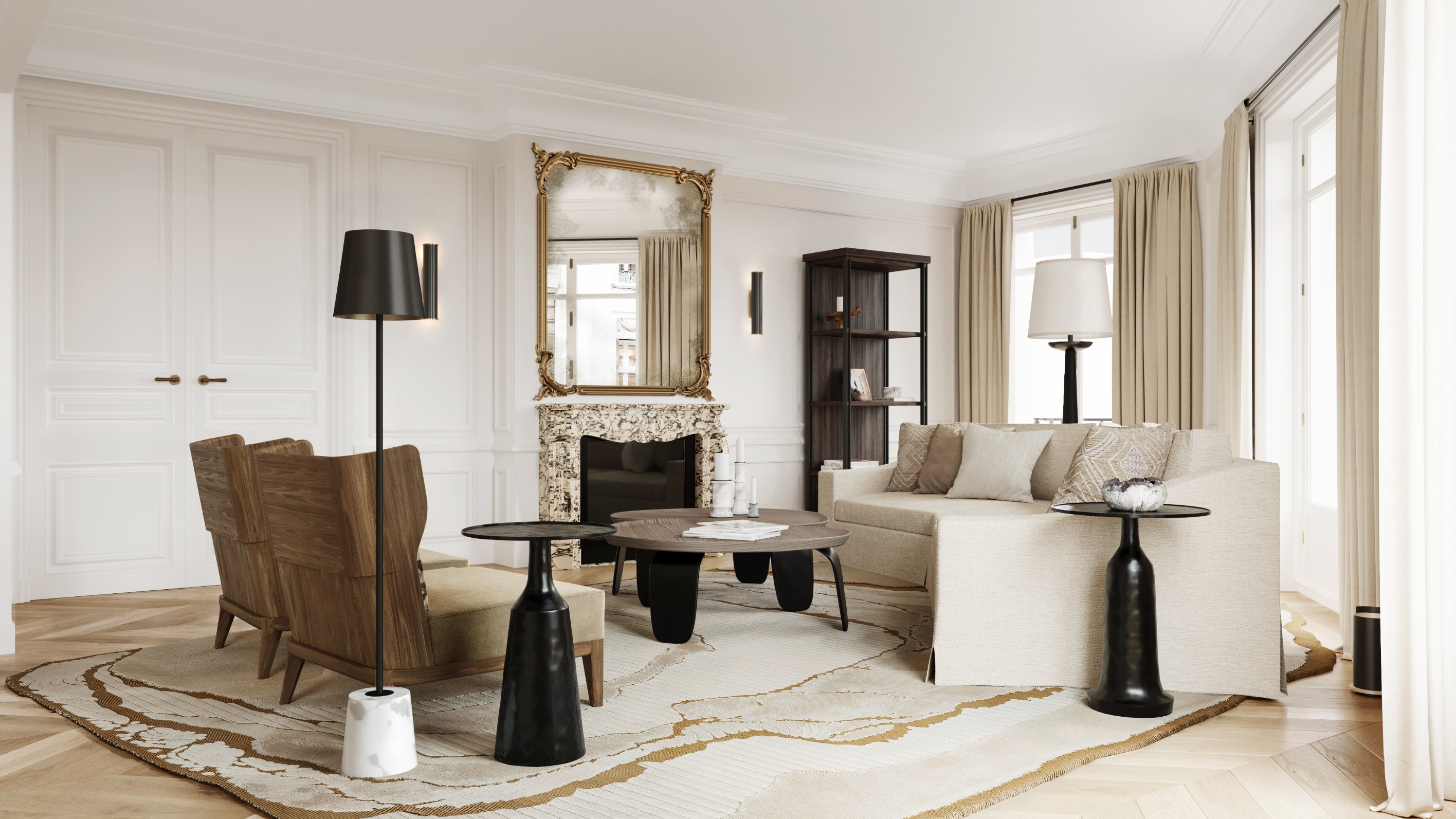  2 bedroom turnkey apartment renovatd by Gilles&Boissier - 物件實景