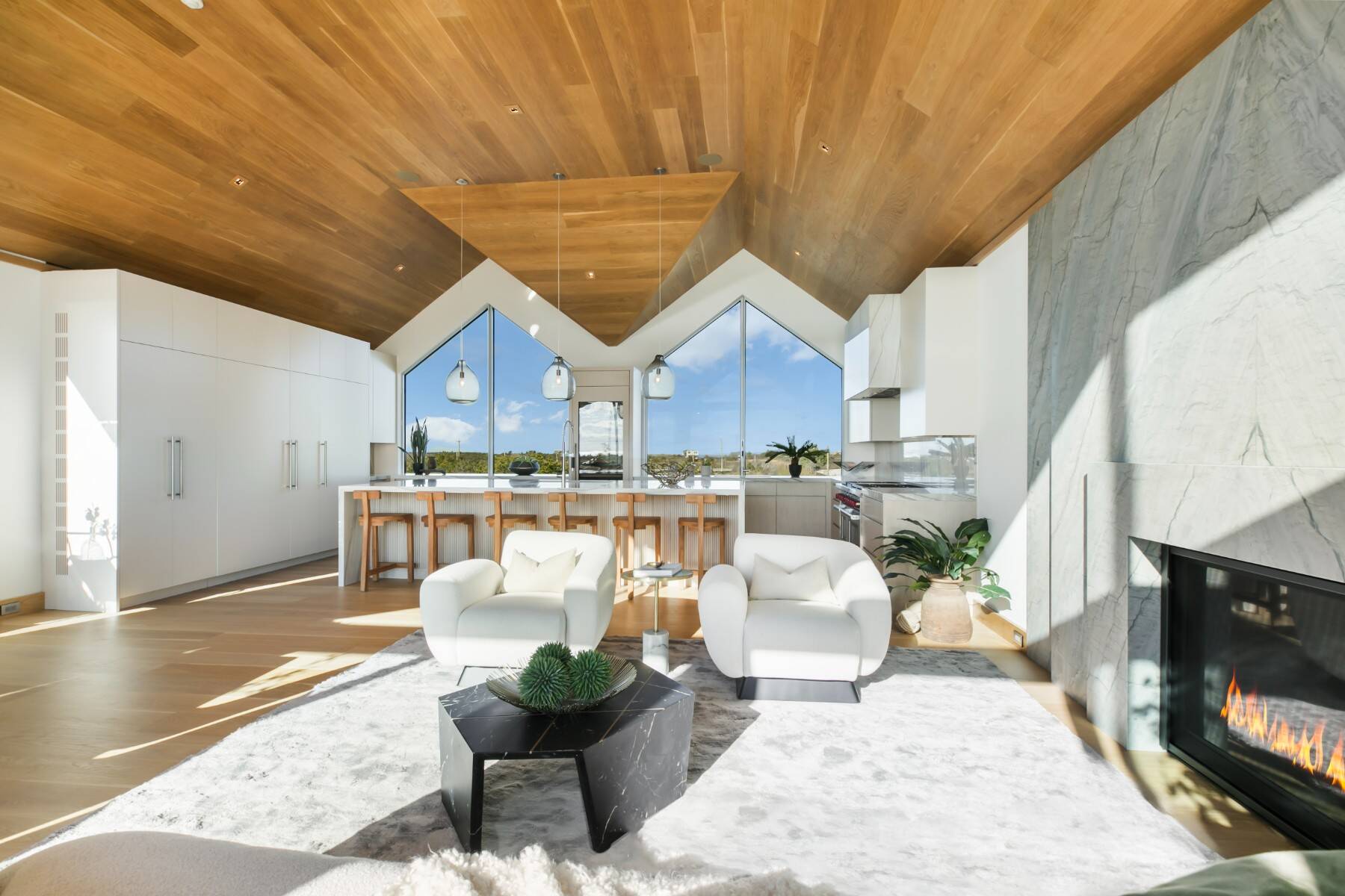  BRAND NEW MODERN OCEANFRONT w/ POOL on 2.6 ACRES IN AMAGANSETT - 物件實景