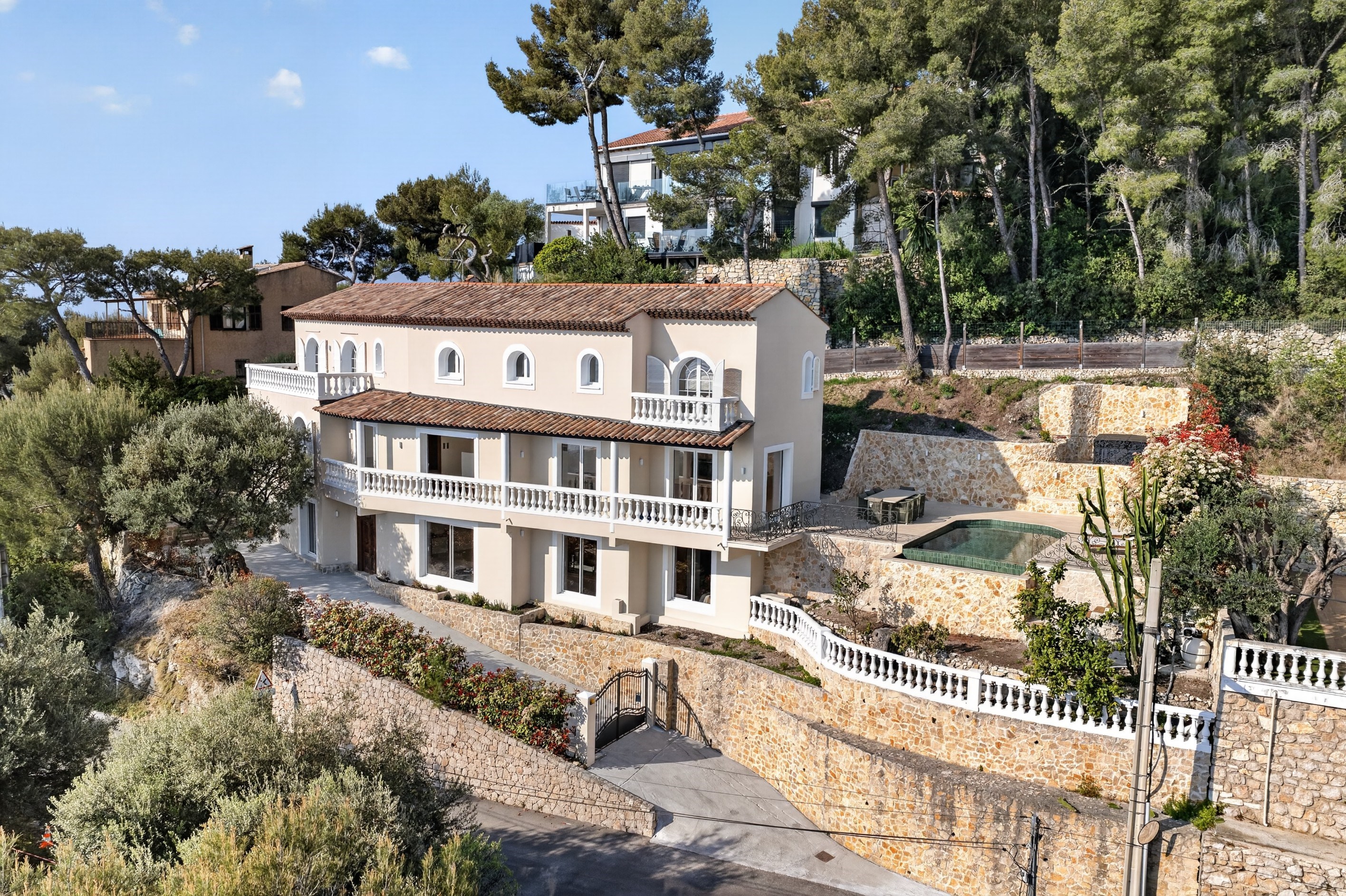  Roquebrune-Cap-Martin villa 350 sqm panoramic sea views pool luxury near Monaco - 物件實景