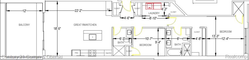 Northville, Michigan, 48167, United States, 2 Bedrooms Bedrooms, ,2 BathroomsBathrooms,Residential,For Sale,1701304