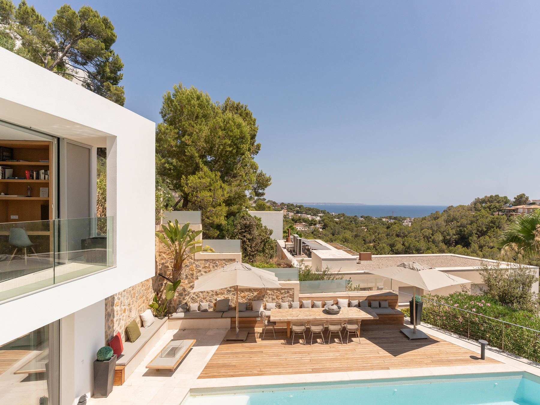  Contemporary style villa with sea views in Costa den Blanes, Mallorca - 物件實景