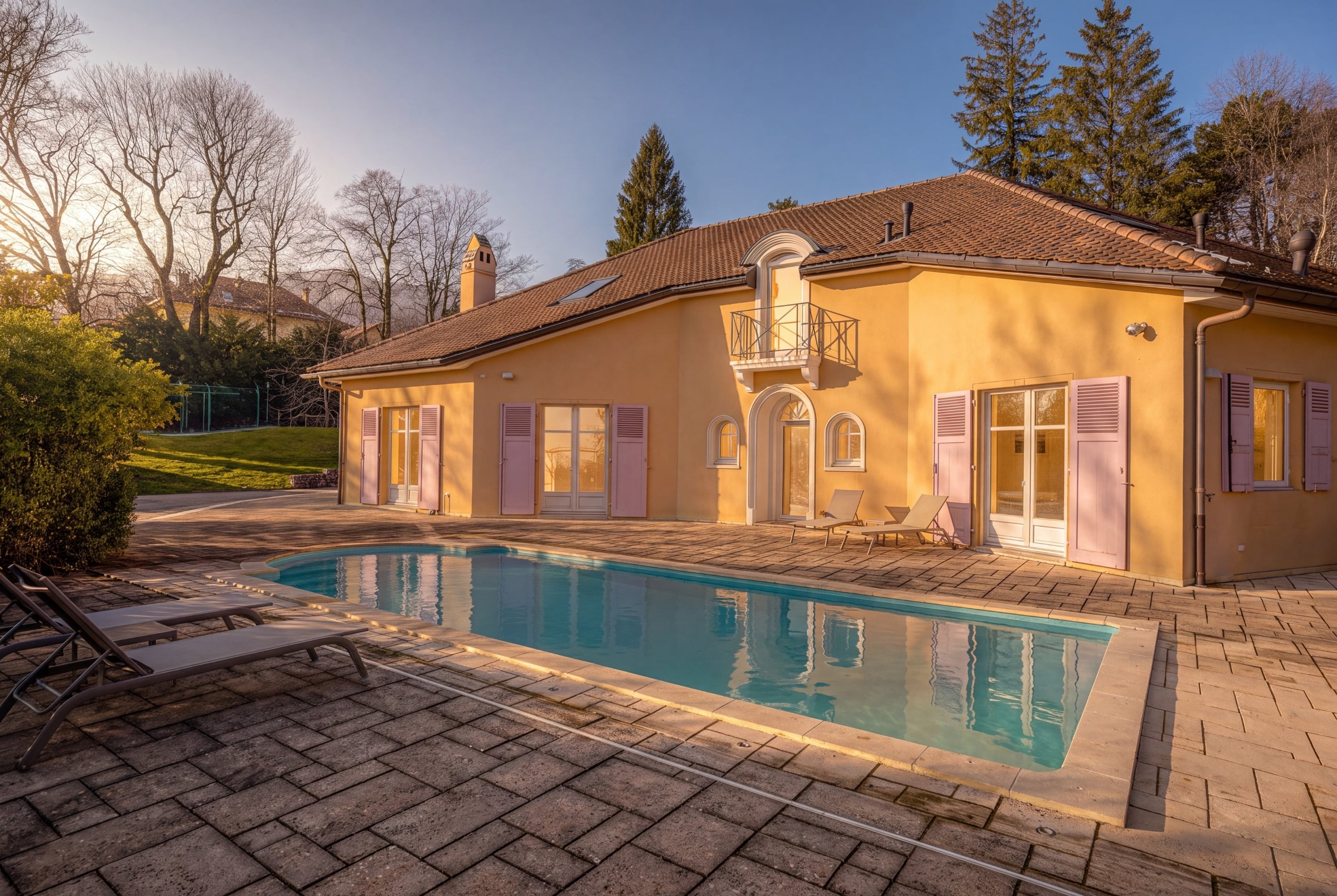  Architect-Designed Property with Mont Blanc Views in the Heart of Gex - 物件實景