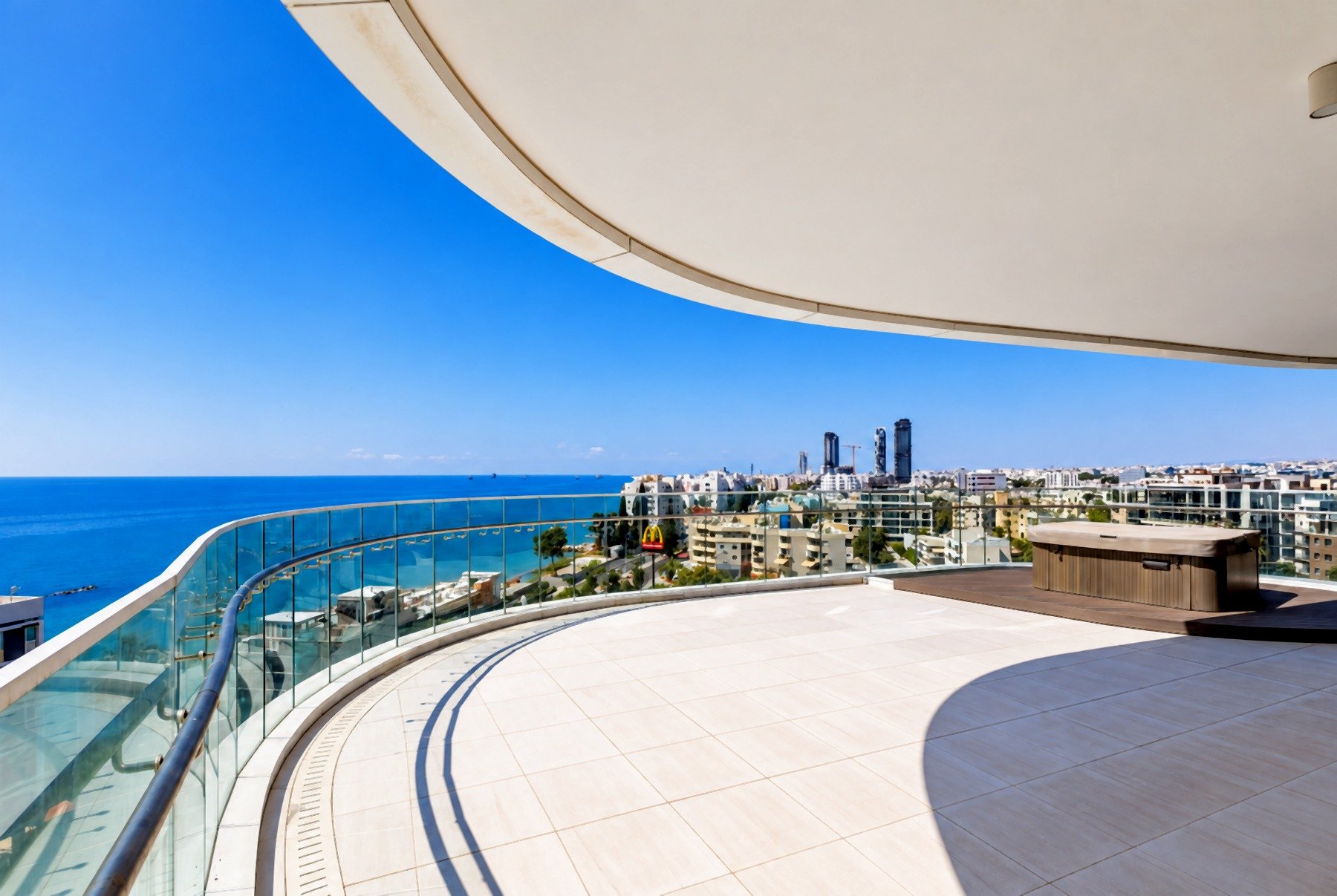  Four-Bedroom Seafront Penthouse in an Iconic Limassol Residence - 物件實景