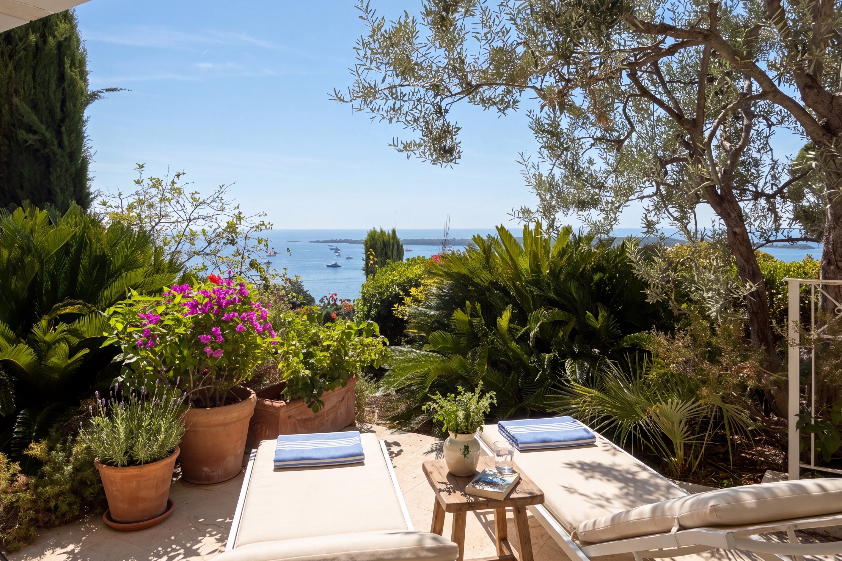  Cannes Californie, three bedroom corner apartment with 60 sqm terrace and panor… - 物件實景