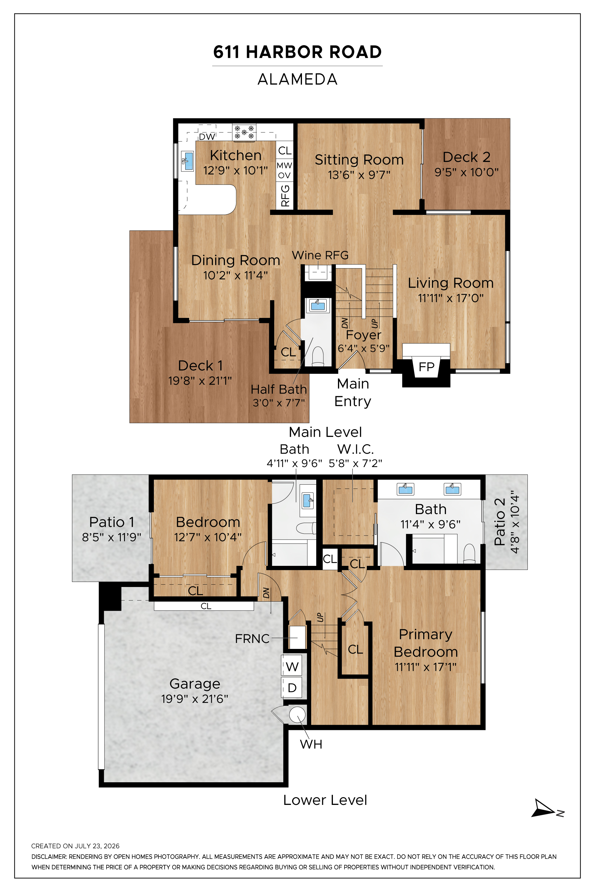  Harbor Bay Elegance  Sophisticated Townhome with Sweeping Bay Views - 物件實景