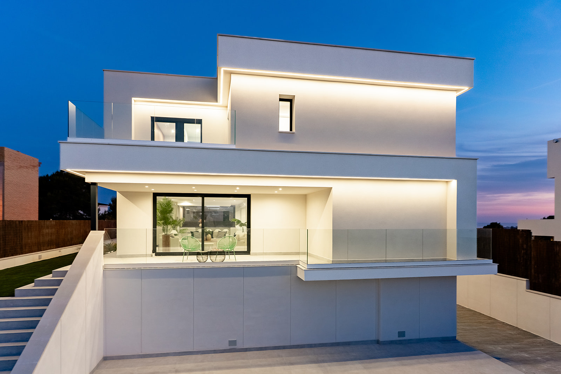  Contemporary villa with sea views in Aragai, Vilanova i la Geltrú - 物件實景