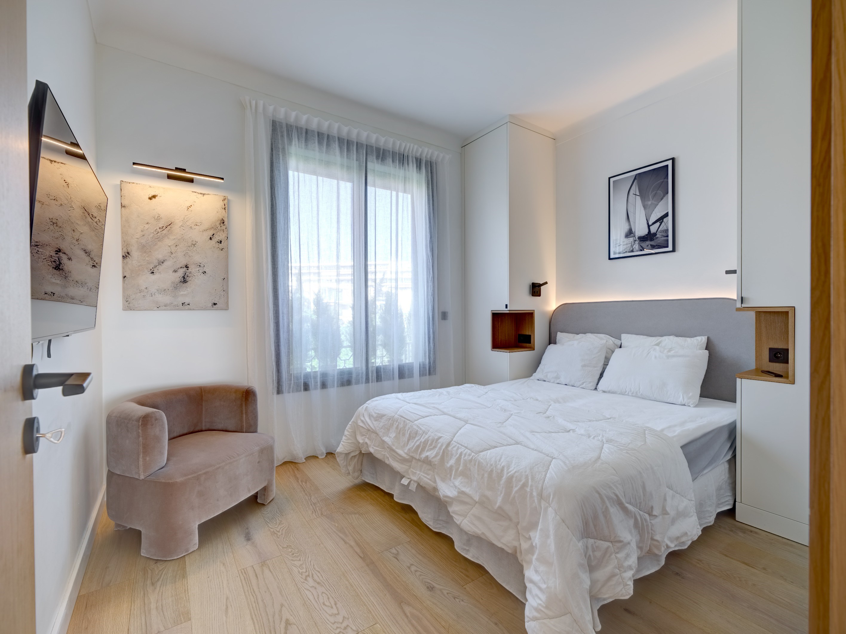  Cannes Croisette 3-bedroom apartment with panoramic sea view and terrace - 物件實景
