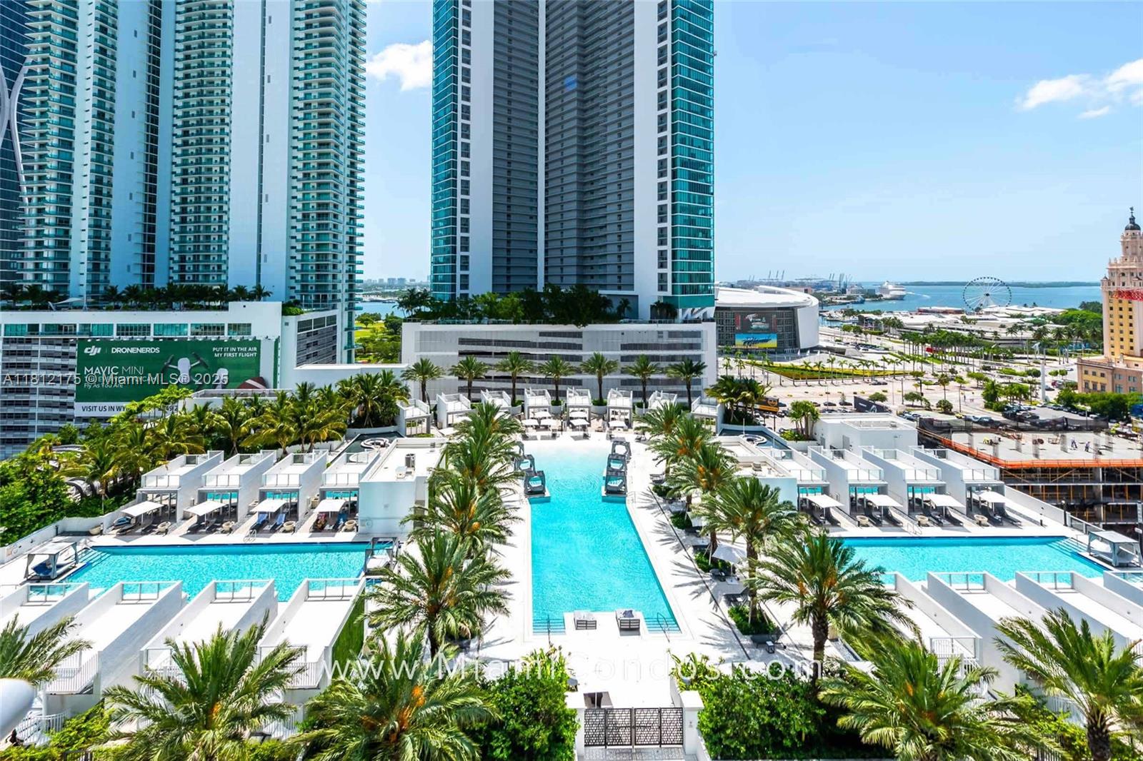 Miami, Florida, 33132, United States, 1 Bedroom Bedrooms, ,2 BathroomsBathrooms,Residential,For Sale,1837244