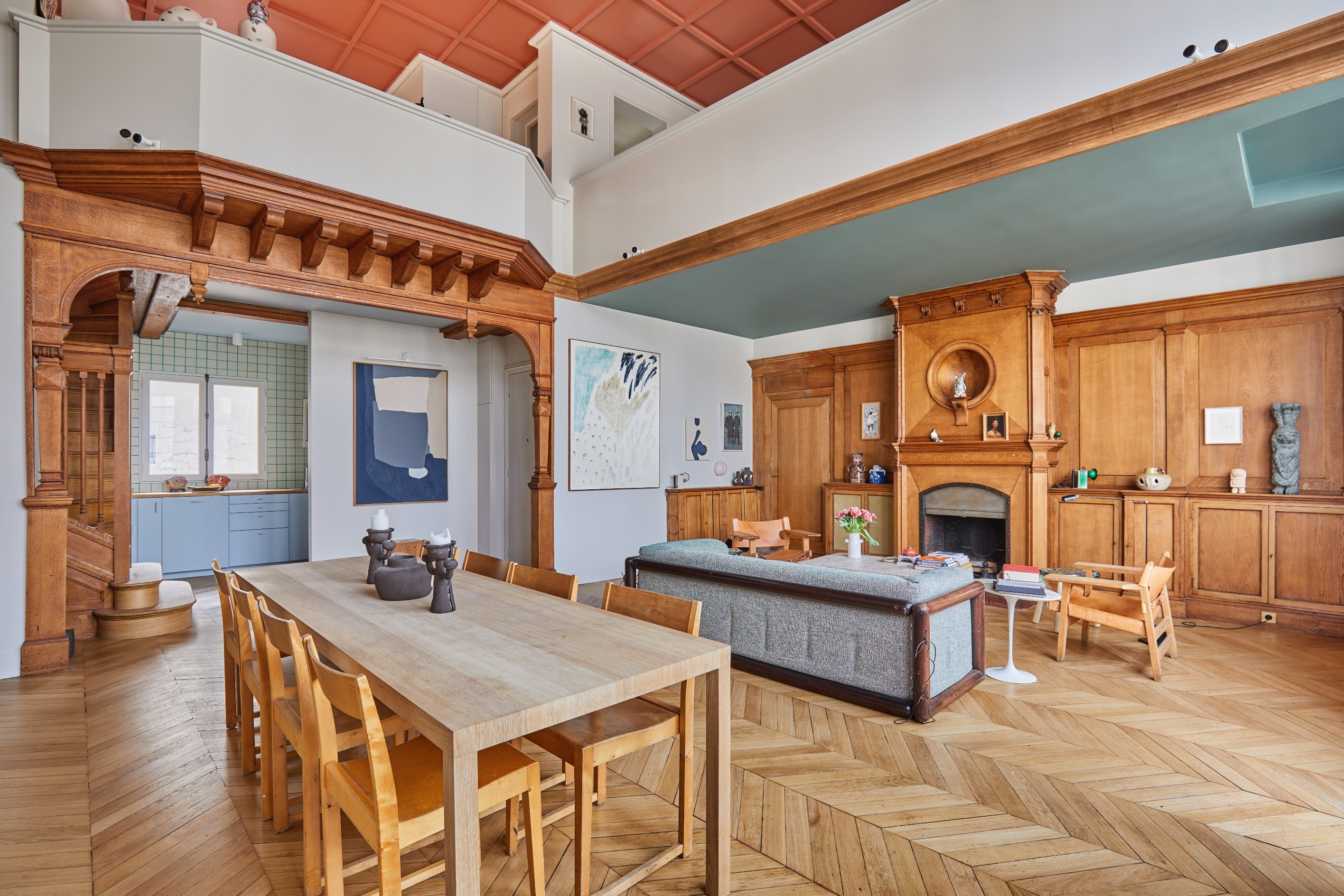  Paris XVII - Artist studio on the top floor with a large balcony just steps fro… - 物件實景