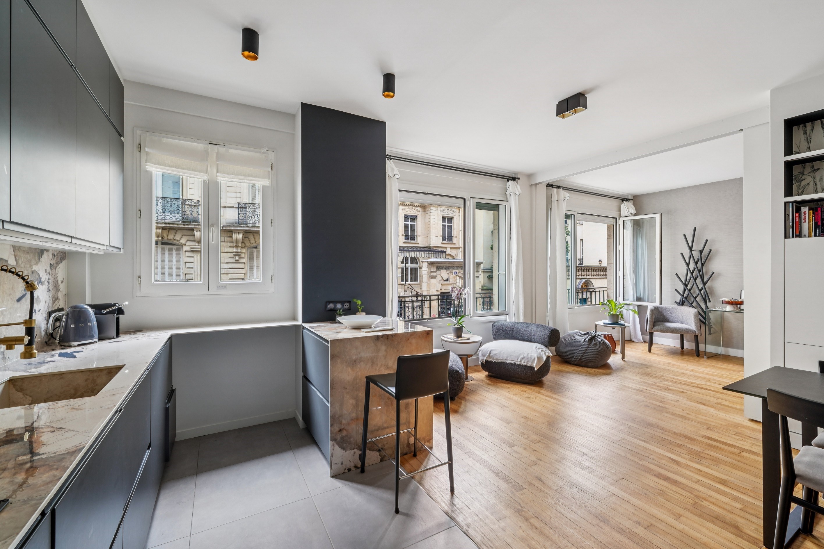  Three-room apartment with two bedrooms – 71 sqm – Renovated – Saint-Sulpice - 物件實景