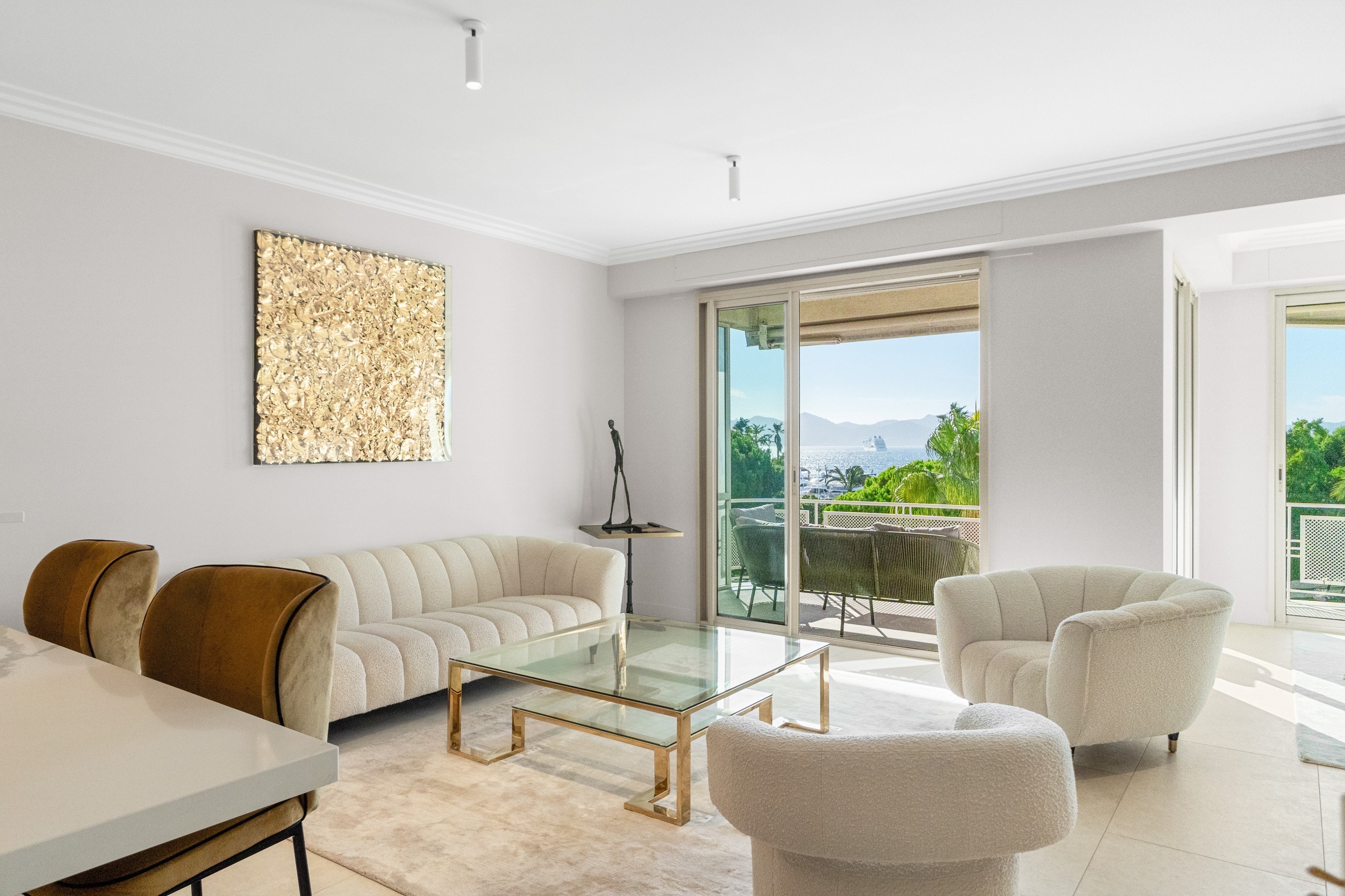  2-bedroom apartment for sale on the Croisette in Cannes, 97 sqm, terraces - 物件實景
