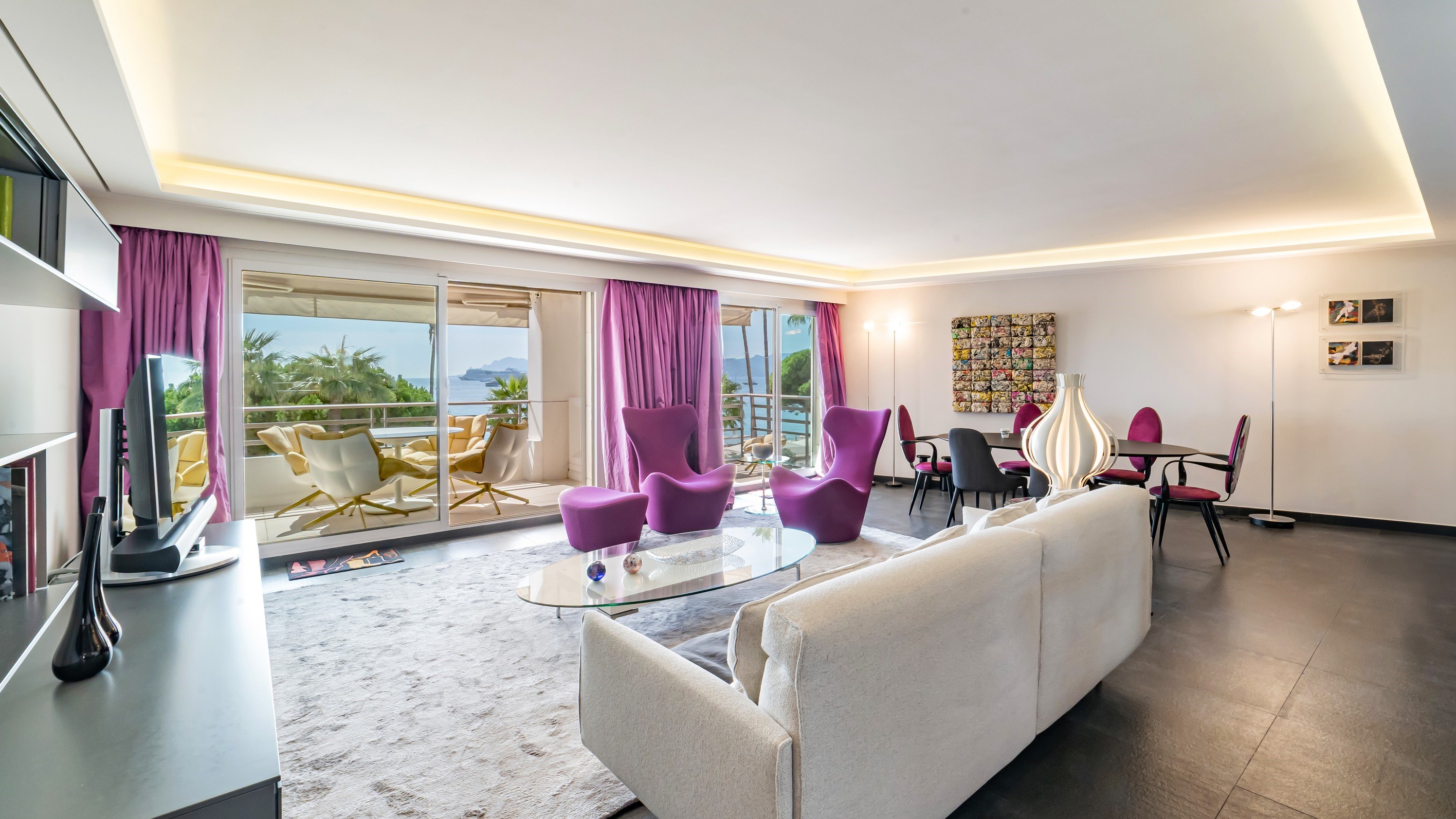  Cannes Croisette, high-end 3 room apartment with pool and garage - 物件實景
