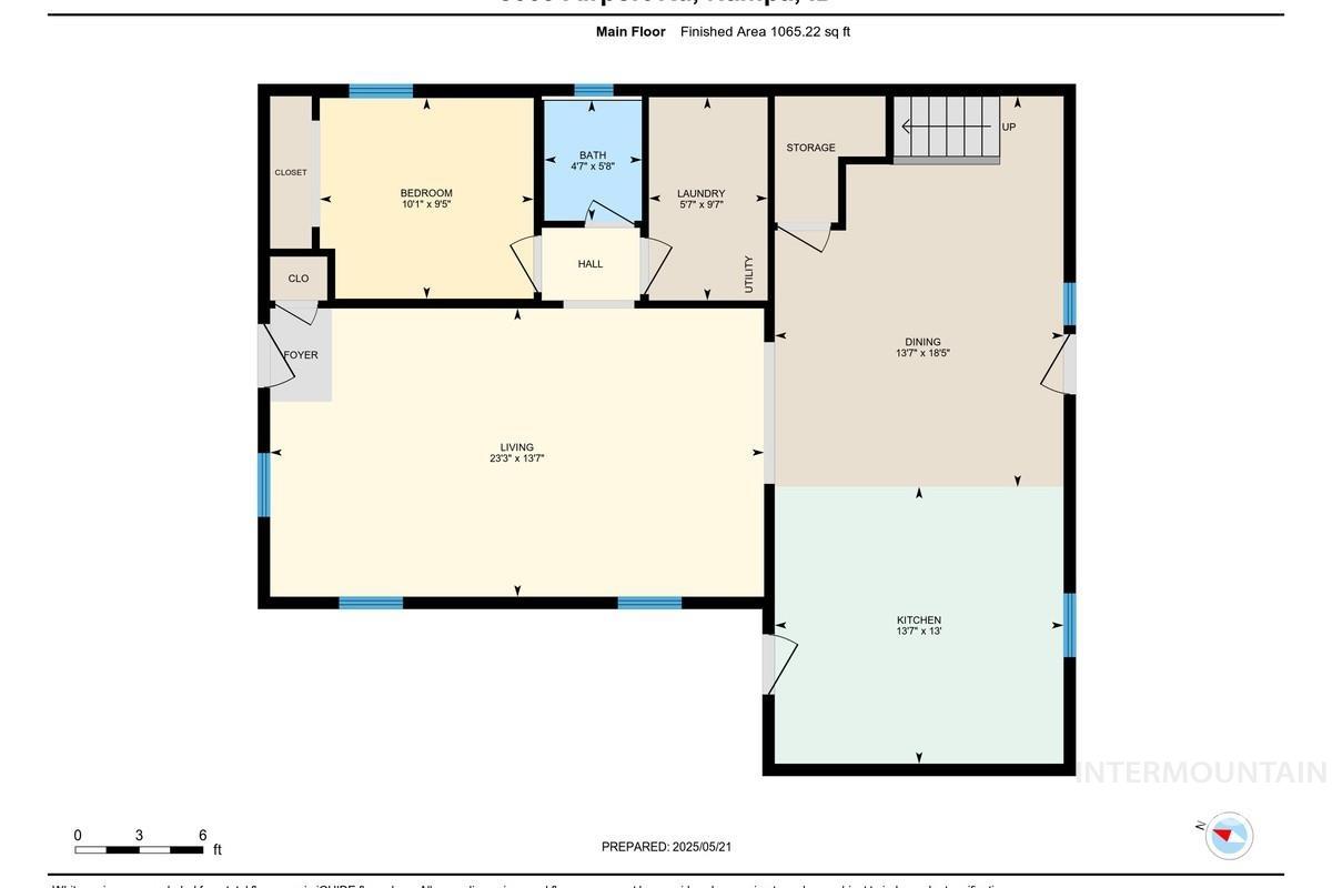 Nampa, Idaho, 83687, United States, 3 Bedrooms Bedrooms, ,2 BathroomsBathrooms,Residential,For Sale,1827445