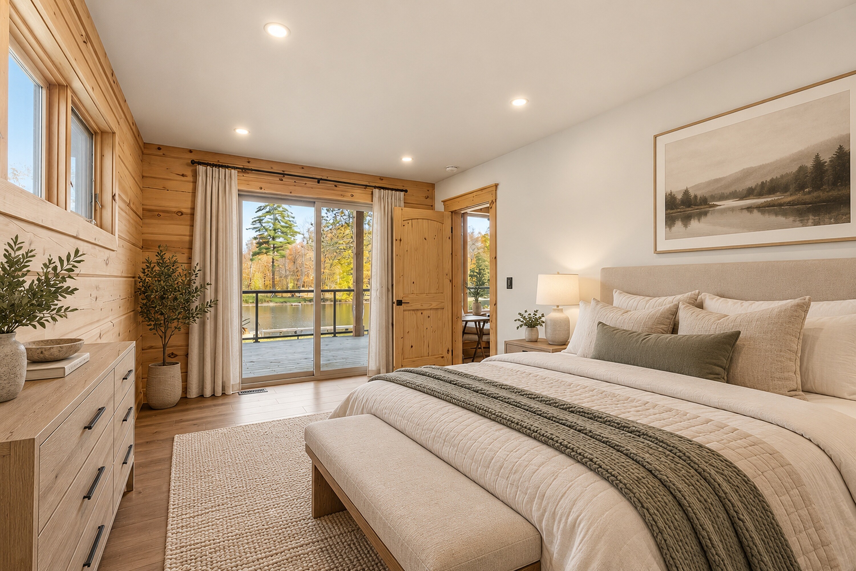  Inviting Waterfront Log Home - 物件實景