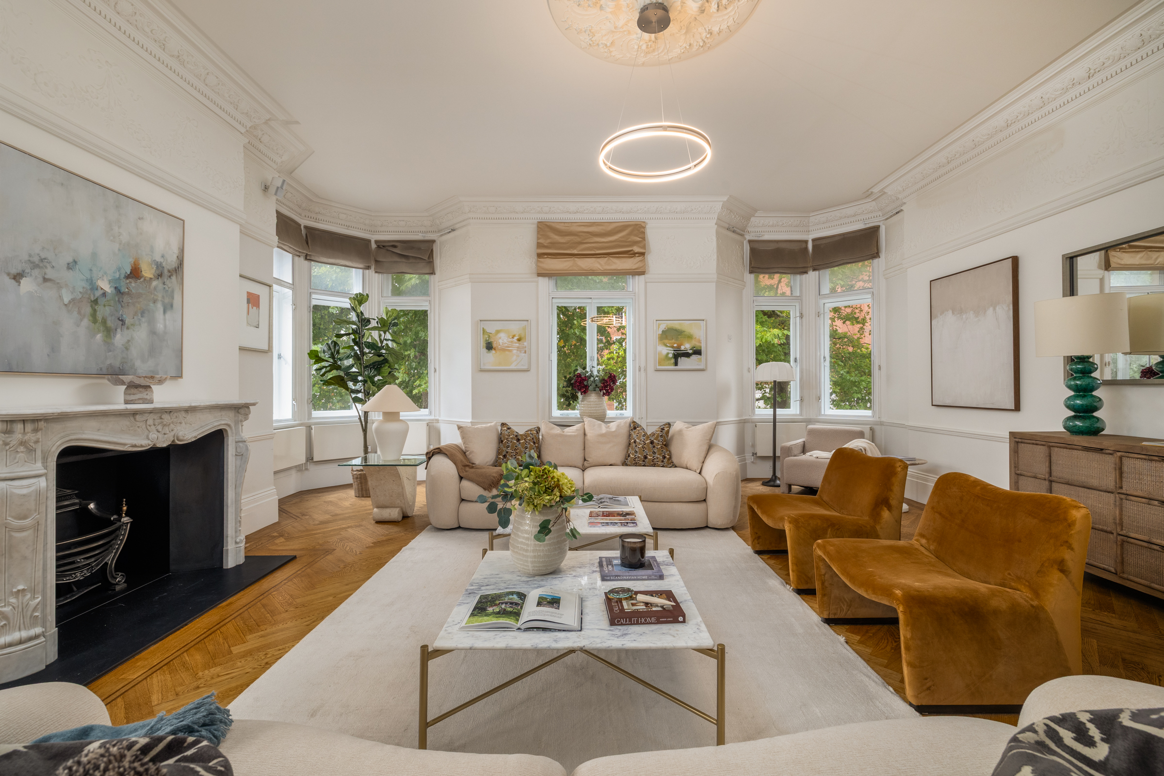  A Grand Lateral Apartment in a Gated Marylebone Mansion Block - 物件實景