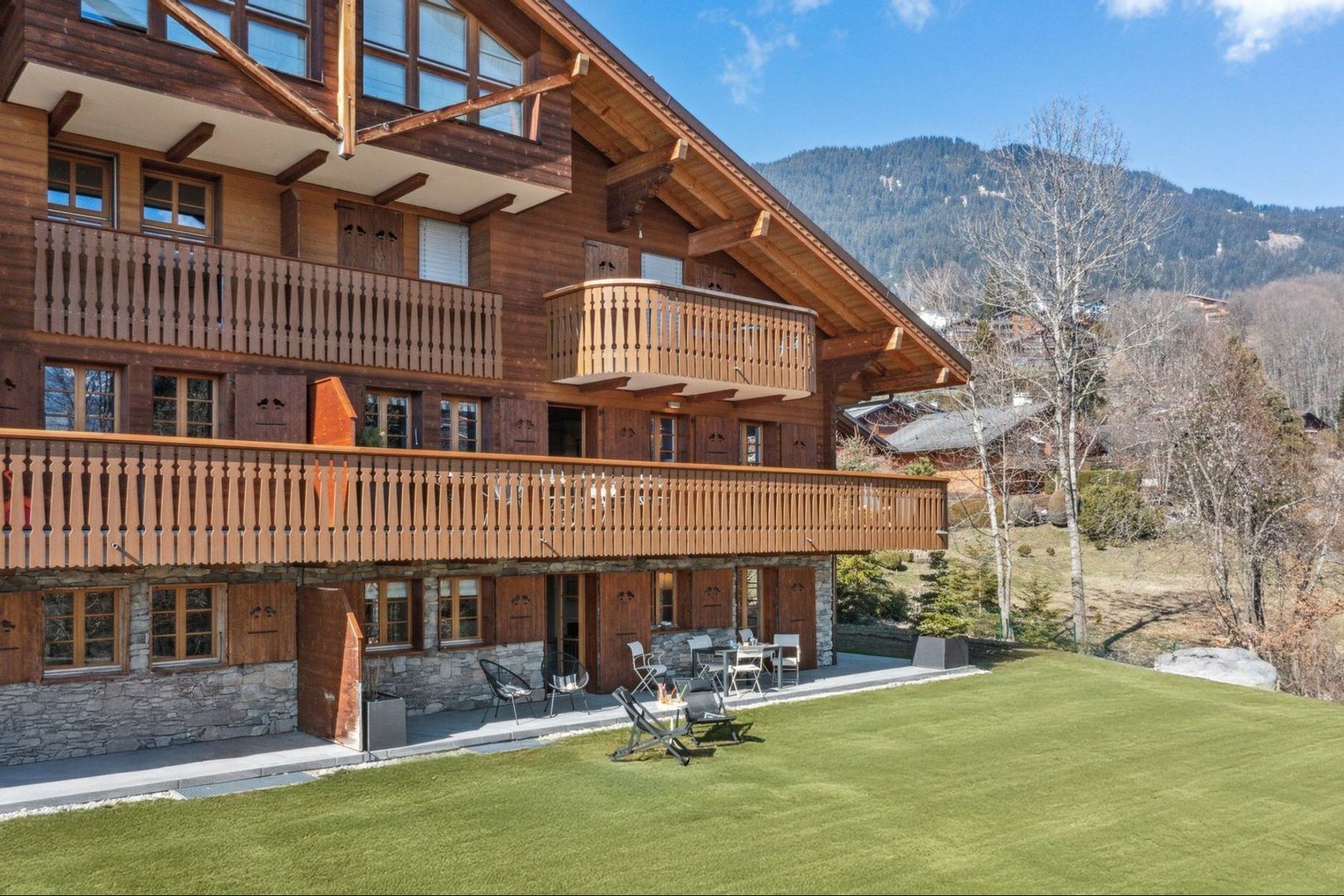  Chic & Cozy 4.5p with fireplace, balconies, view, spa, 2 parkings - 物件實景